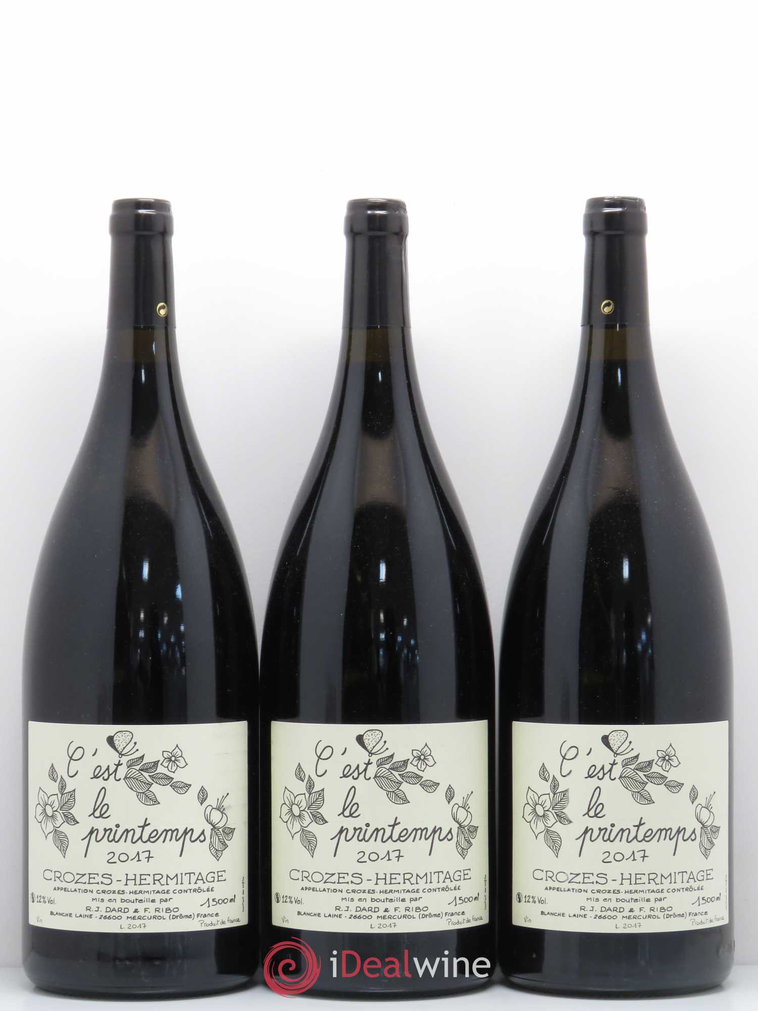 Crozes-Hermitage C'est Le Printemps Dard Et Ribo 2017 - Lot de 3 magnums - 0