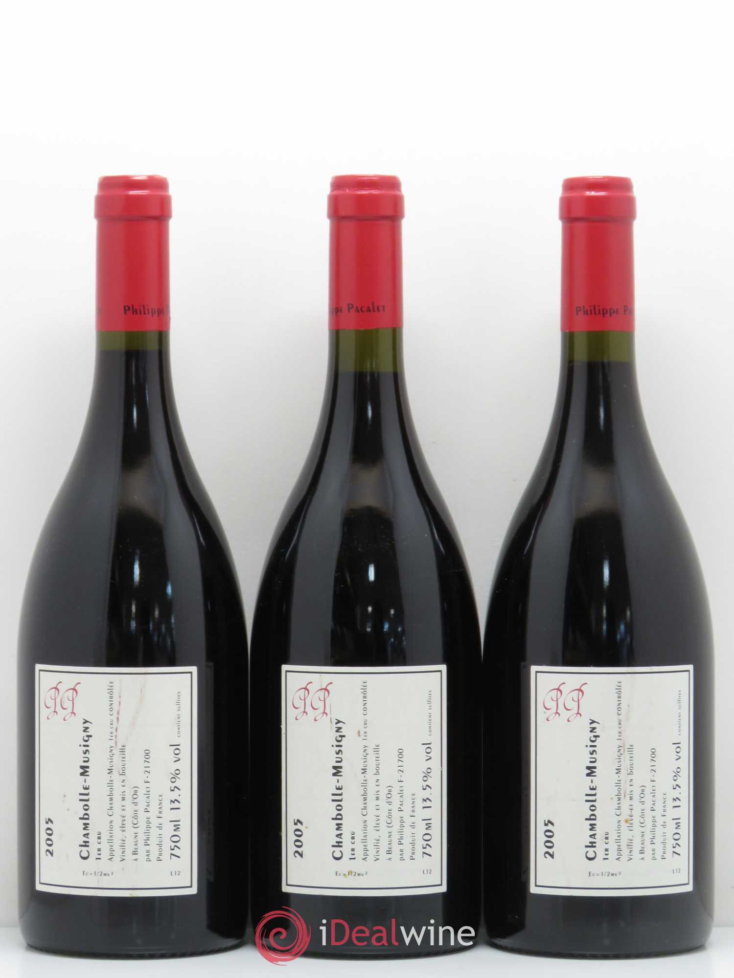 Chambolle-Musigny 1er Cru Pacalet 2005 - Lot de 3 bouteilles - 1
