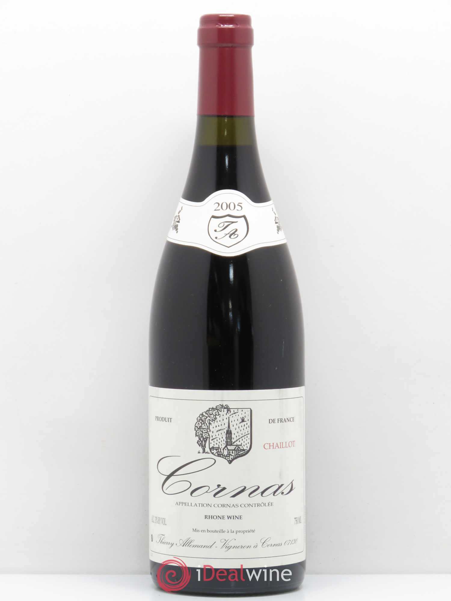 Cornas Chaillot Thierry Allemand 2005 - Lot de 1 bouteille - 0
