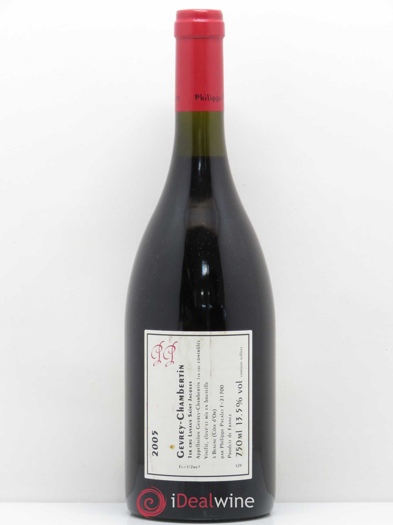 Gevrey-Chambertin 1er Cru Lavaux Saint-Jacques P.Pacalet 2005 - Posten von 1 Flasche - 1