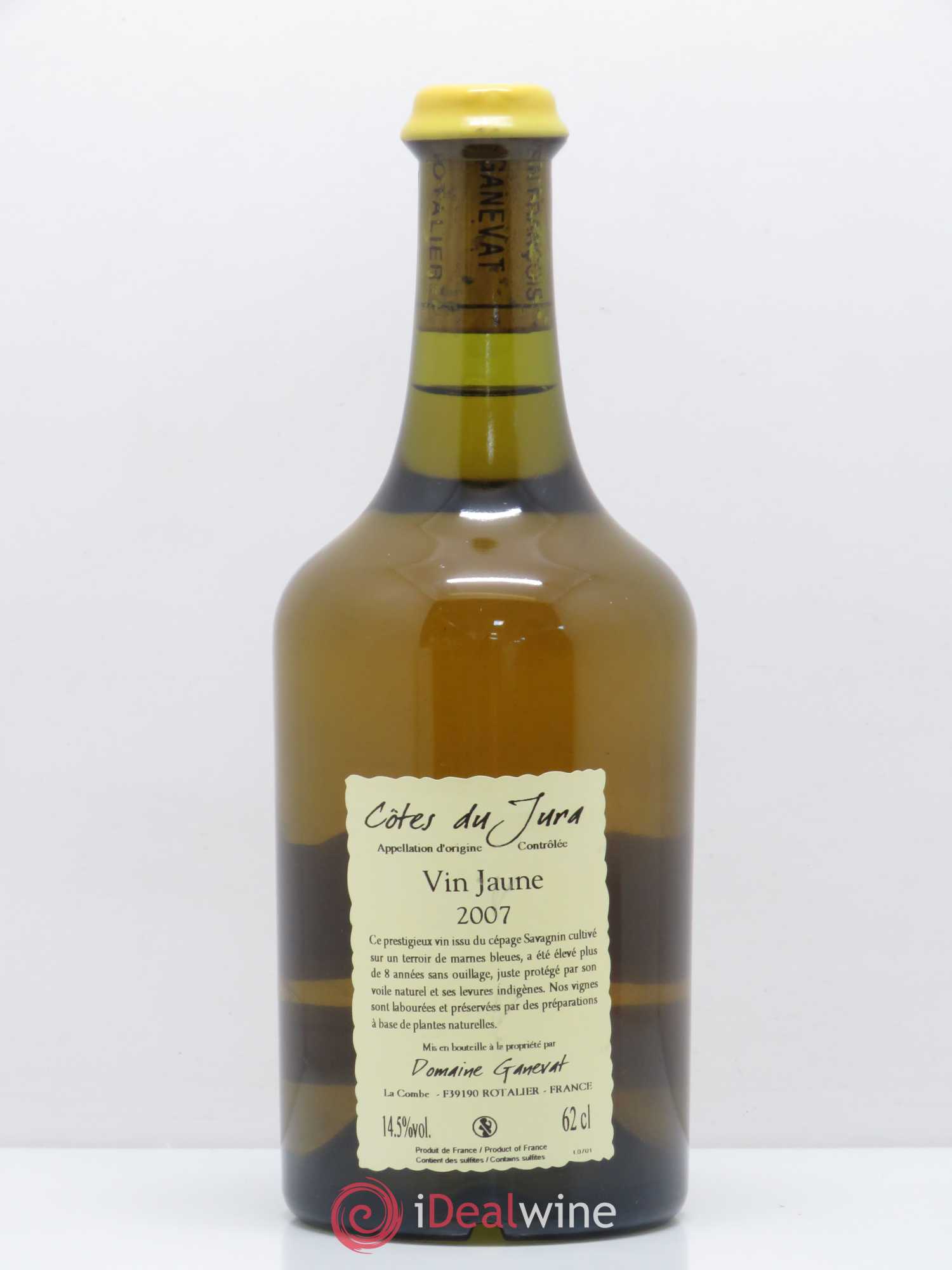 Côtes du Jura Vin Jaune Jean-François Ganevat (Domaine) 2007 - Lot de 1 bouteille - 1