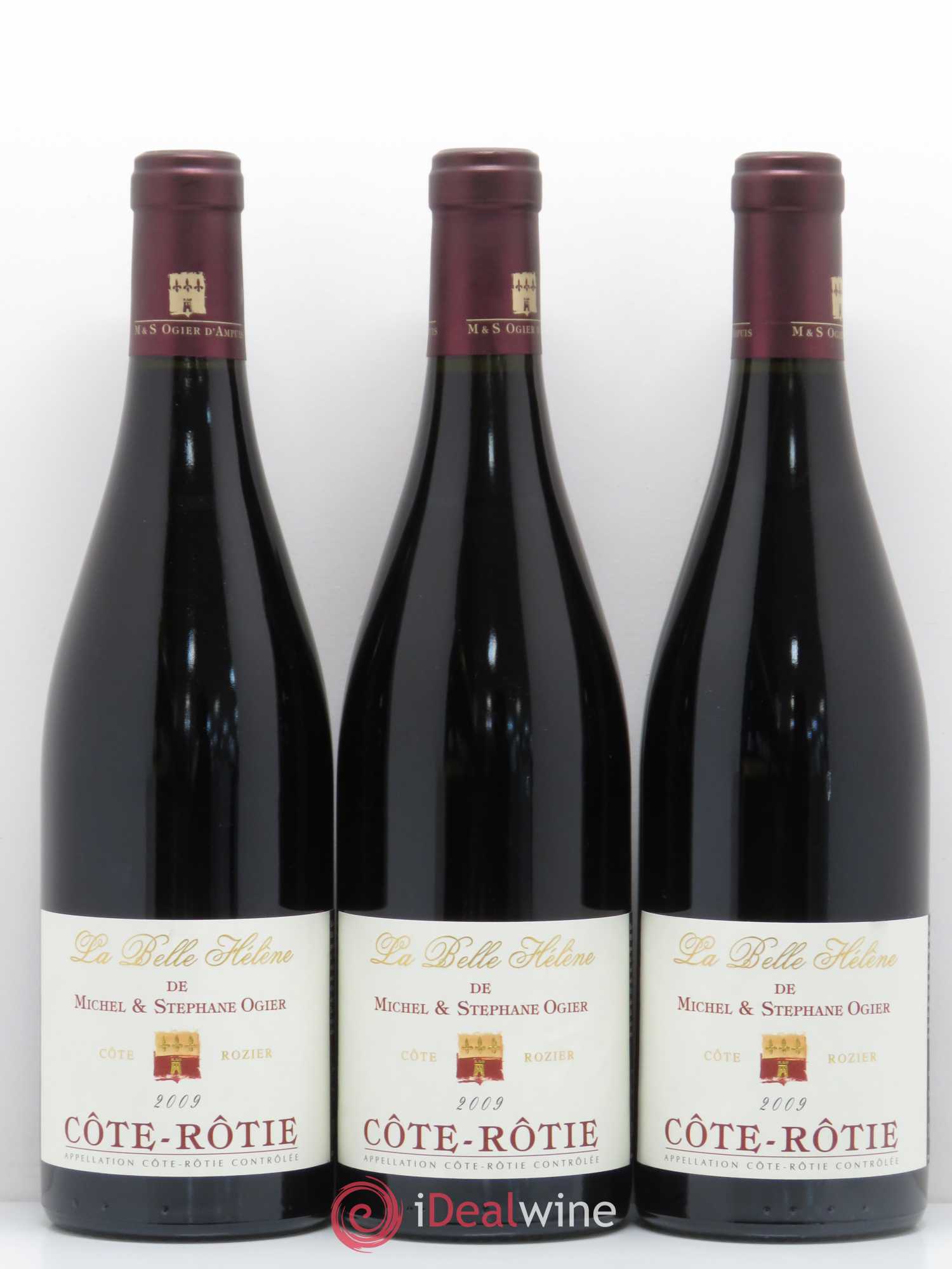Côte-Rôtie La Belle Hélène Stéphane Ogier 2009 - Lot de 3 bouteilles - 0