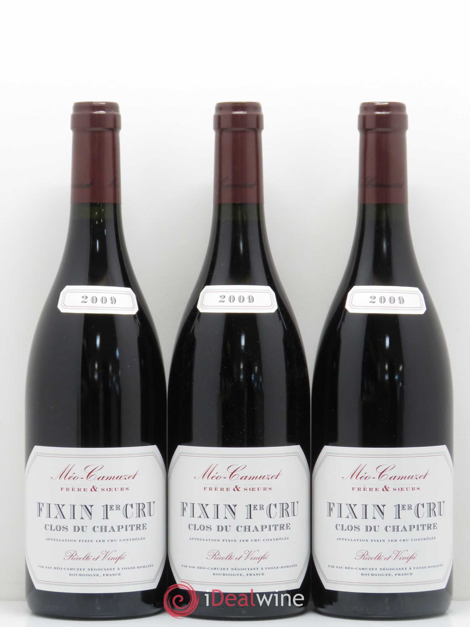 Fixin 1er Cru Clos du Chapitre Méo-Camuzet (Frère & Soeurs) 2009 - Lot de 6 bouteilles - 2