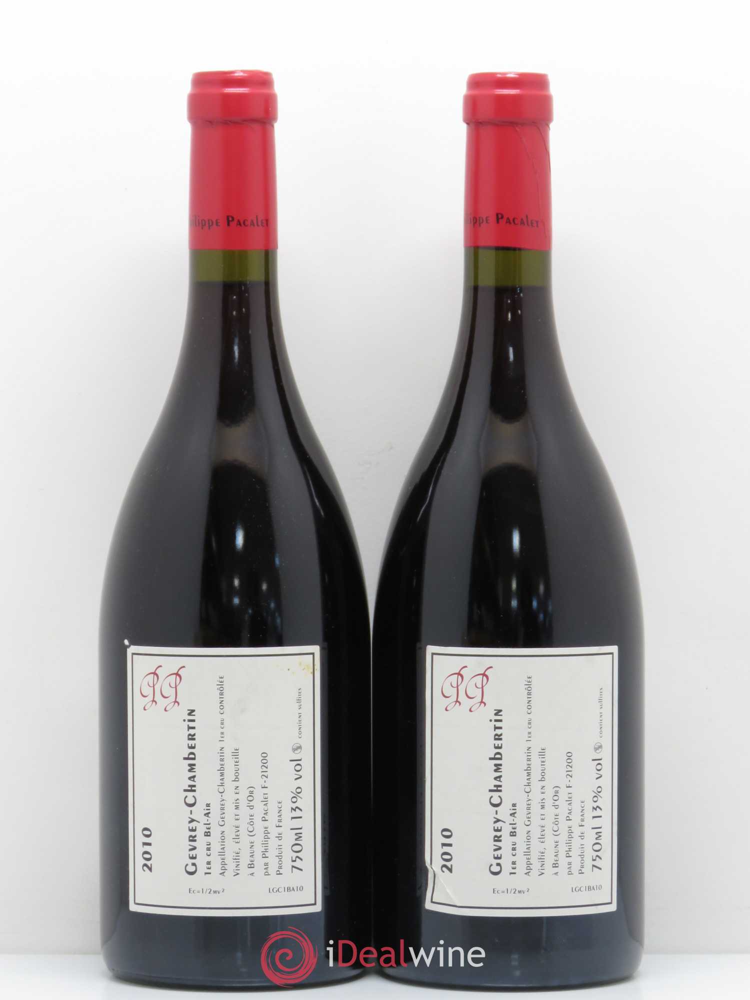 Gevrey-Chambertin 1er Cru Bel Air Pacalet 2010 - Lot de 2 bouteilles - 1
