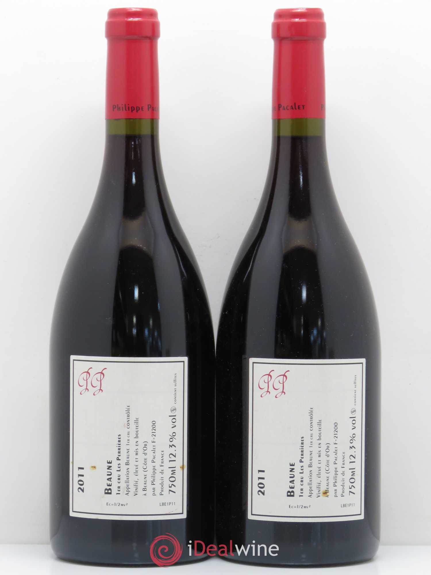 Beaune 1er Cru Les Perrieres Philippe Pacalet 2011 - Posten von 2 Flaschen - 1
