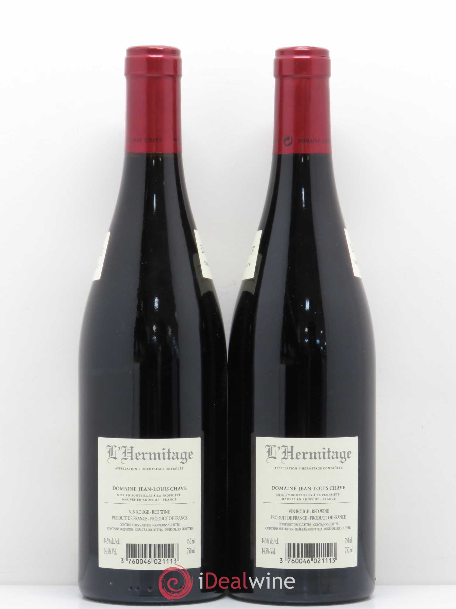 Hermitage Jean-Louis Chave 2011 - Lot de 2 bouteilles - 1