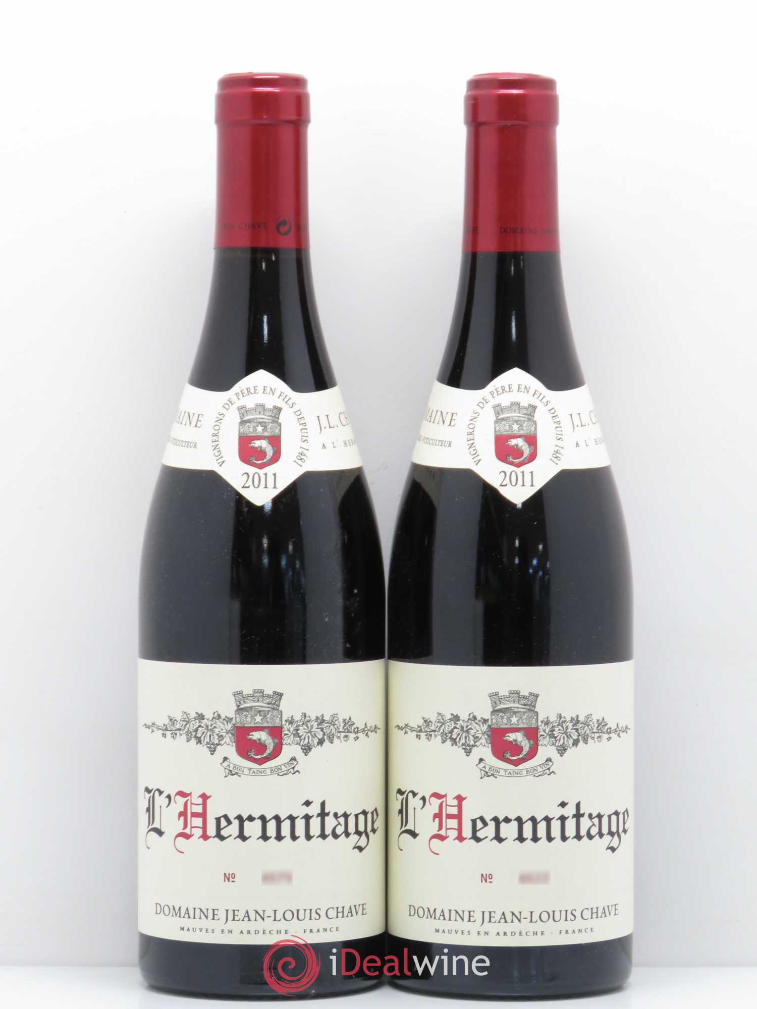 Hermitage Jean-Louis Chave 2011 - Lot de 2 bouteilles - 0
