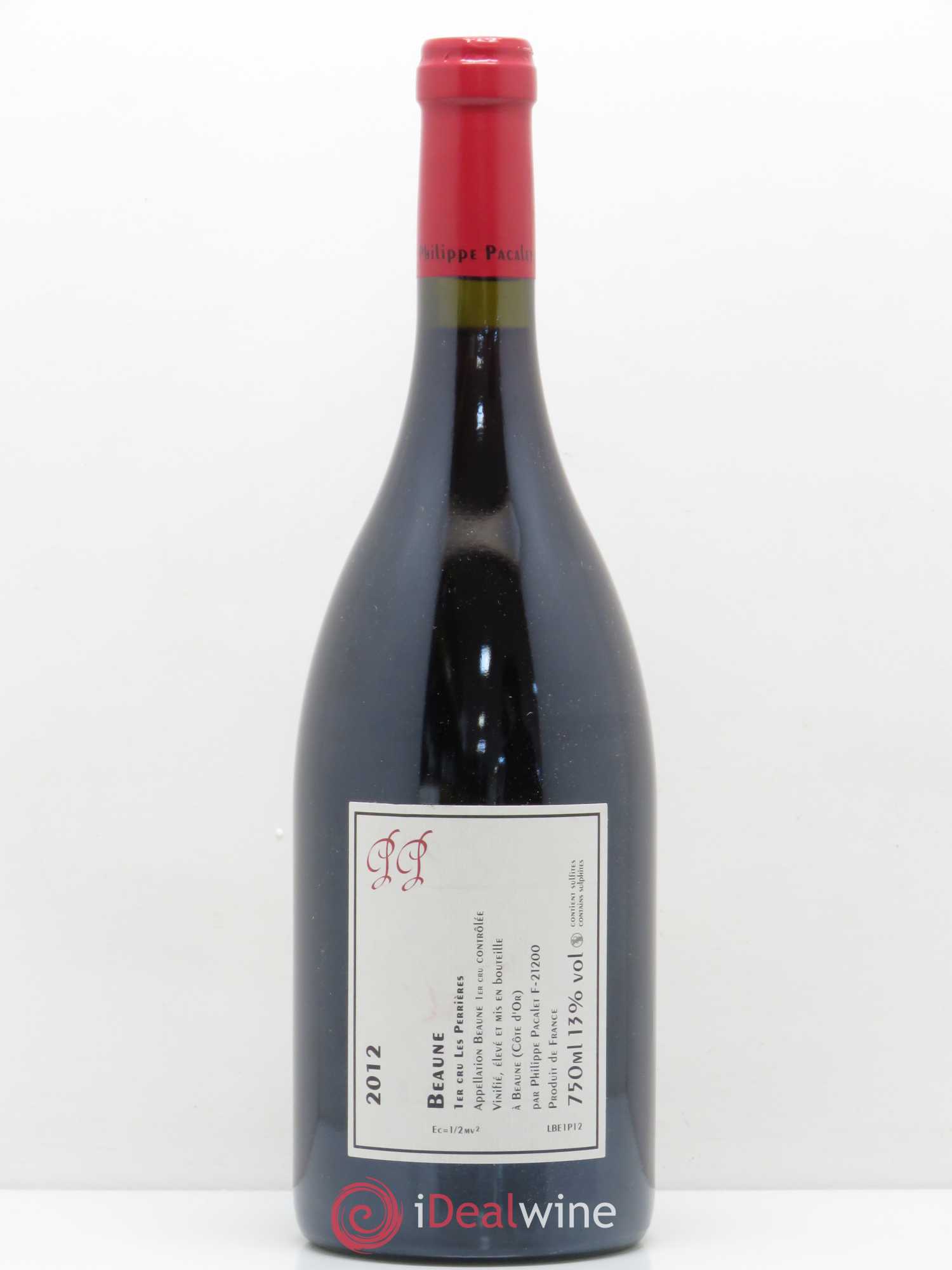 Beaune 1er Cru Les Perrieres Philippe Pacalet 2012 - Posten von 1 Flasche - 1