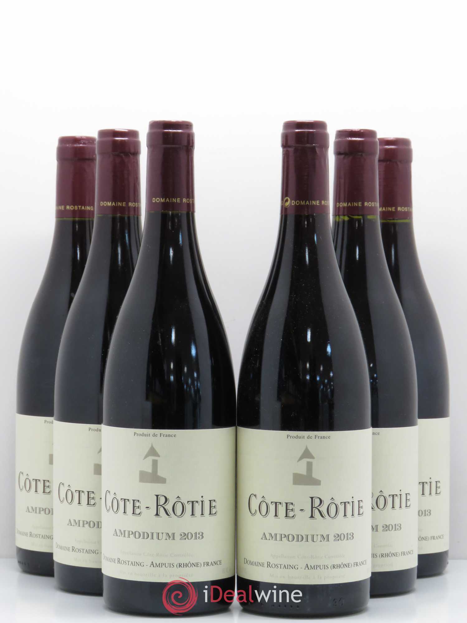 Côte-Rôtie Ampodium René Rostaing 2013 - Posten von 6 Flaschen - 0