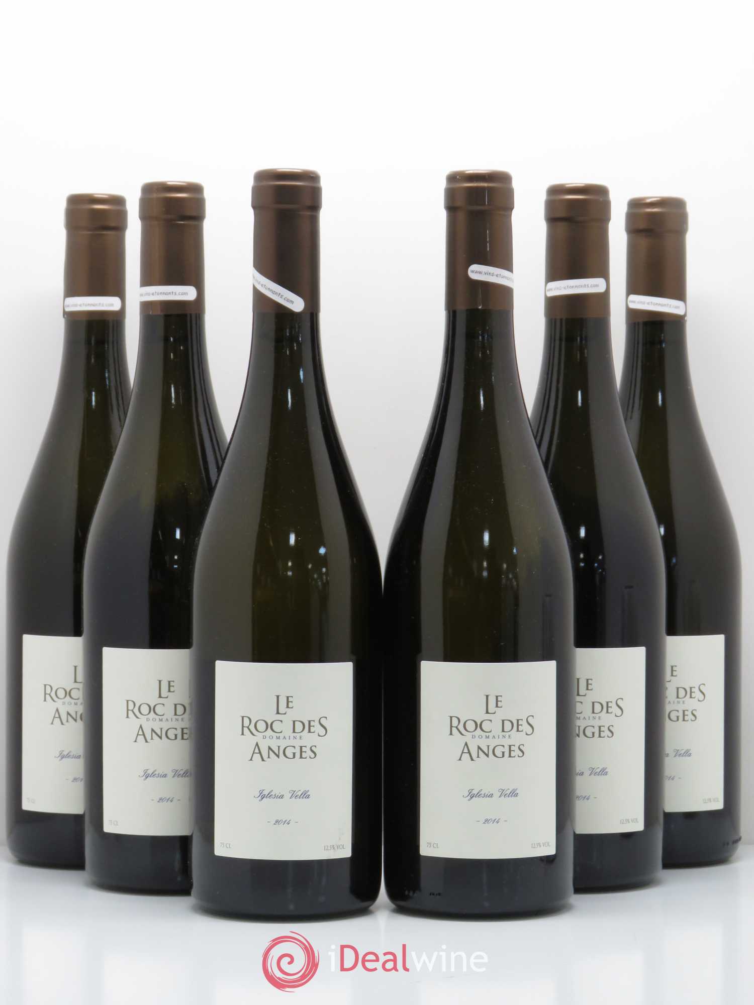 Côtes Catalanes Roc des Anges Iglesia Vella Marjorie et Stéphane Gallet 2014 - Lot de 6 bouteilles - 0