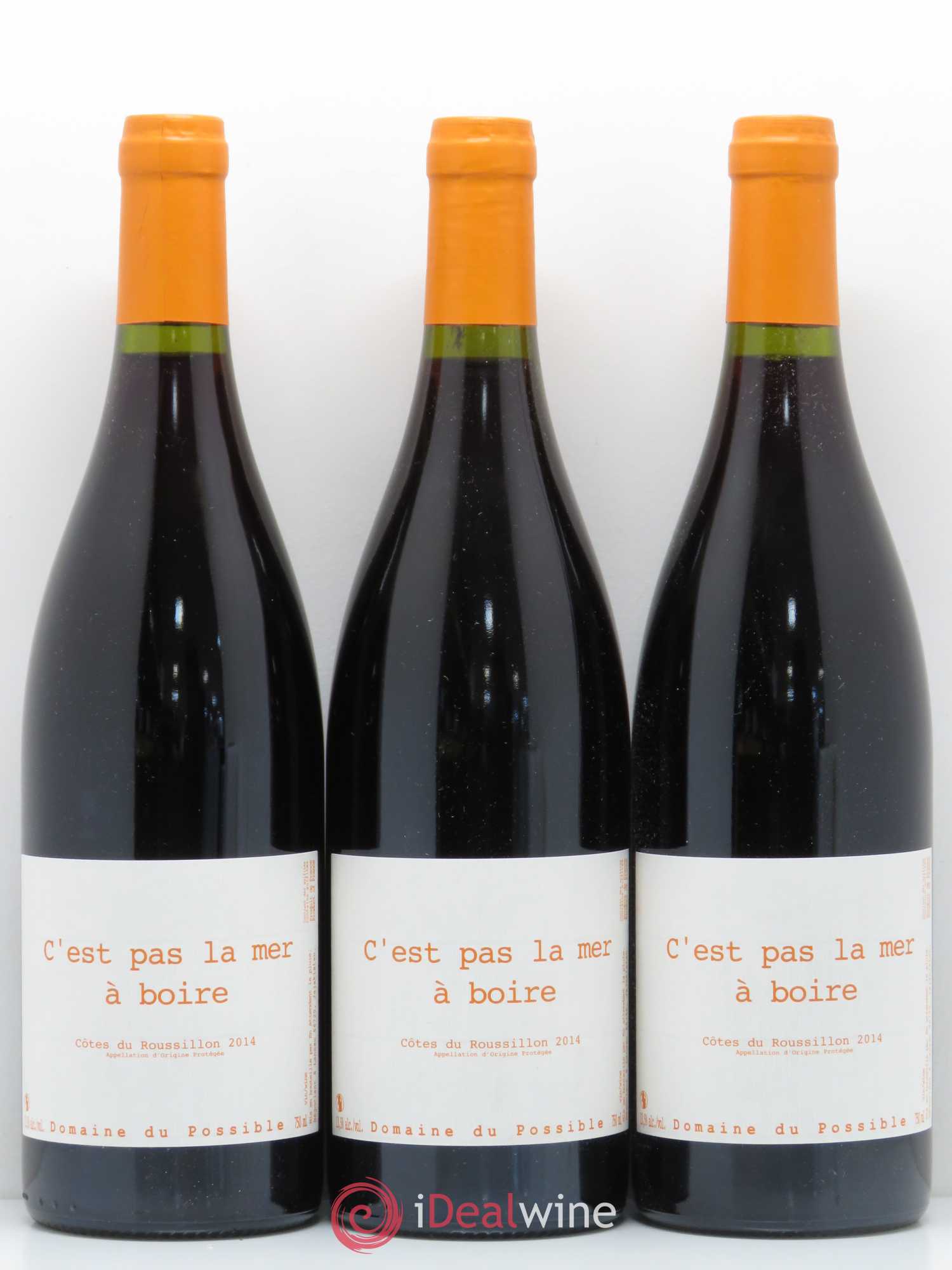 Côtes du Roussillon C'est pas la mer à boire Domaine du Possible 2014 - Lotto di 6 bottiglie - 2