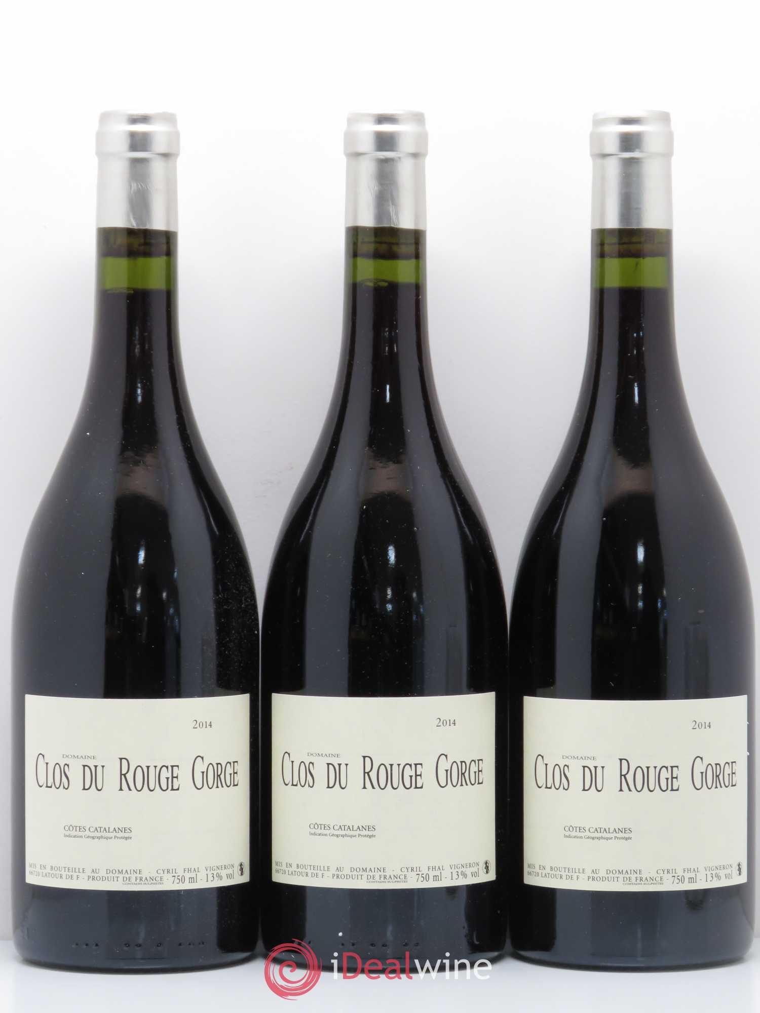 Côtes Catalanes (VDP des Côtes Catalanes) Clos du Rouge Gorge 2014 - Lot de 6 bouteilles - 1