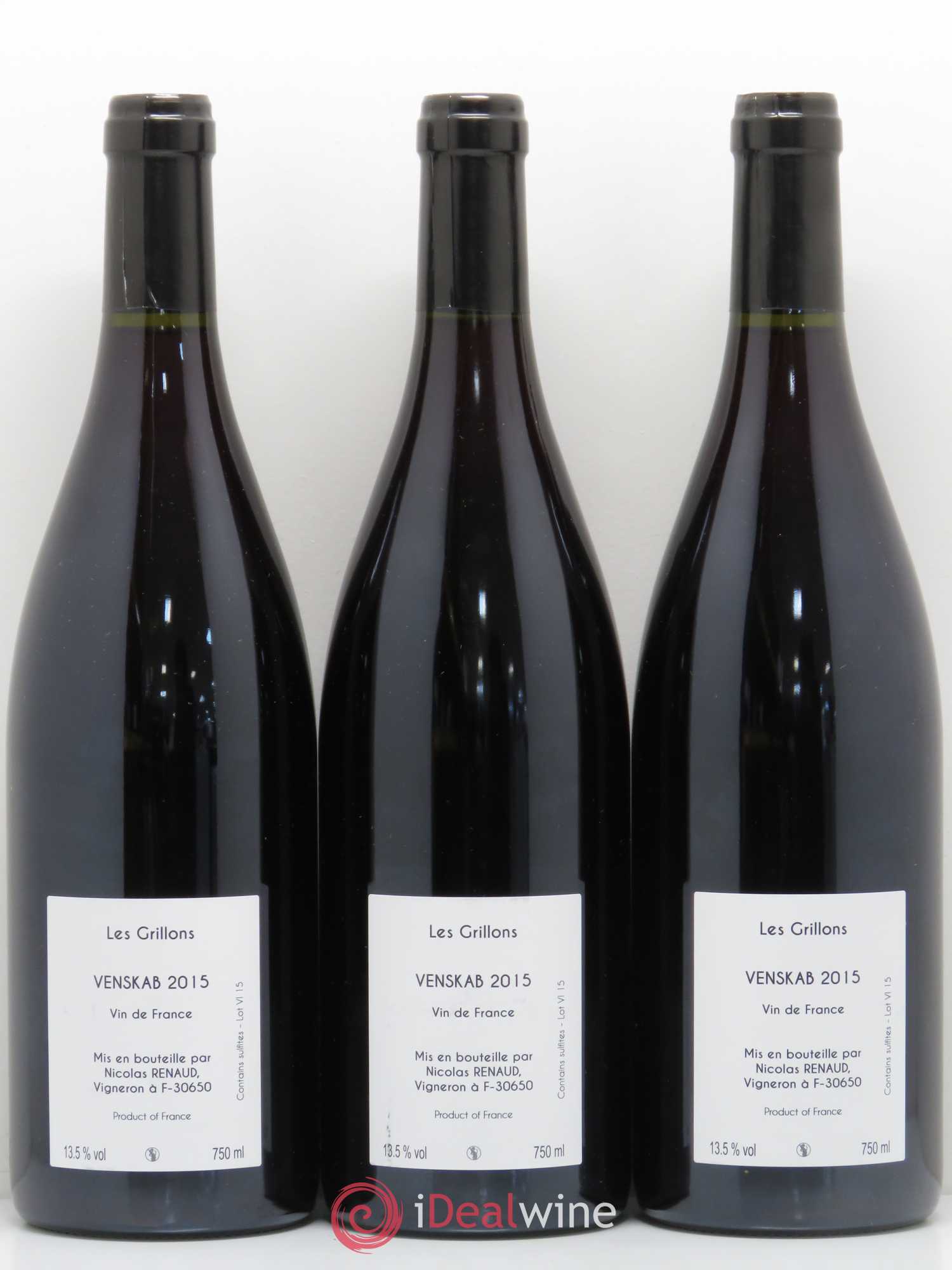 Vin de France Venskab Grillons 2015 - Posten von 6 Flaschen - 4