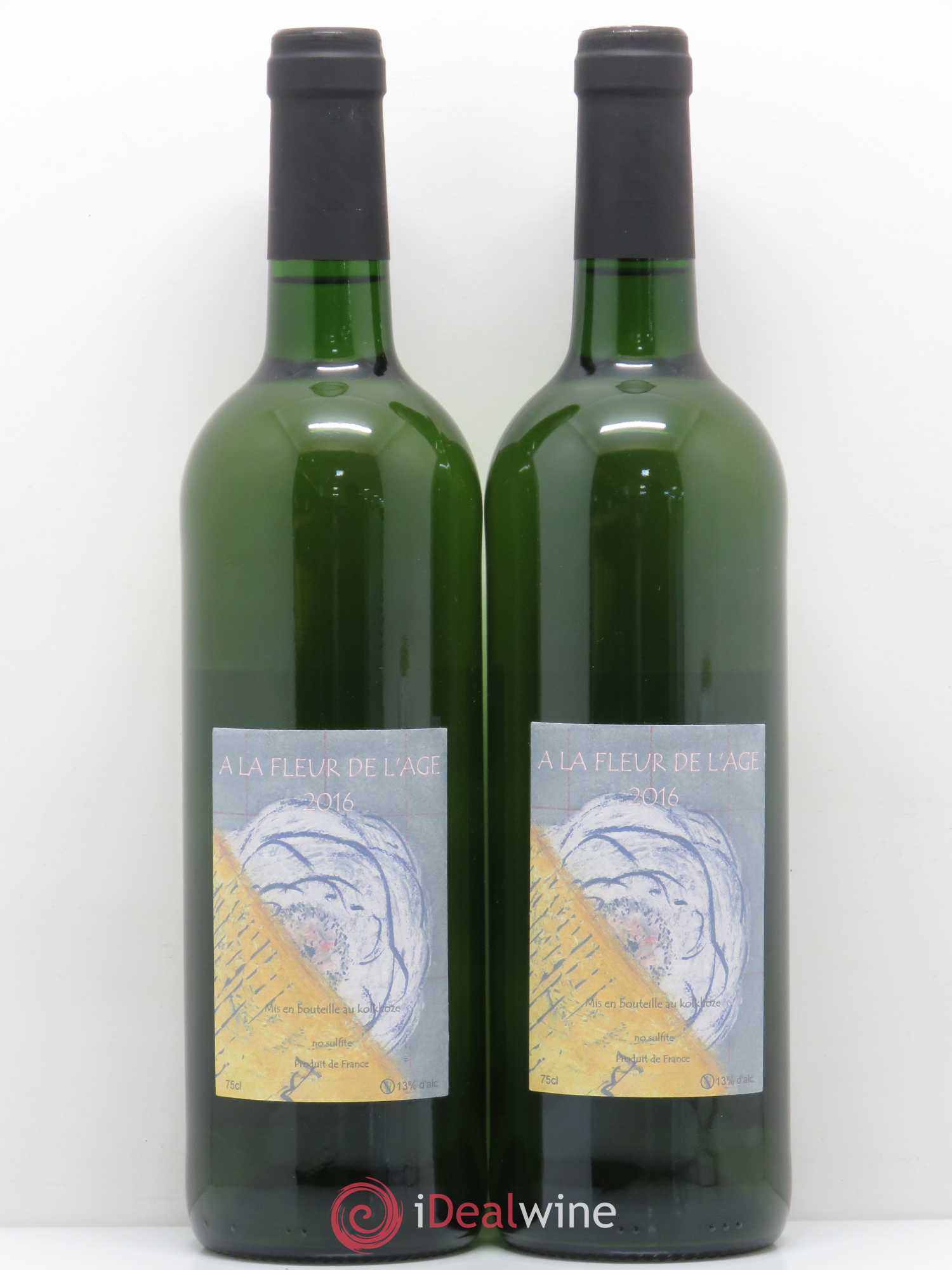 Vin de France A la fleur de l'age Les Vins du Cabanon 2016 - Posten von 2 Flaschen - 0