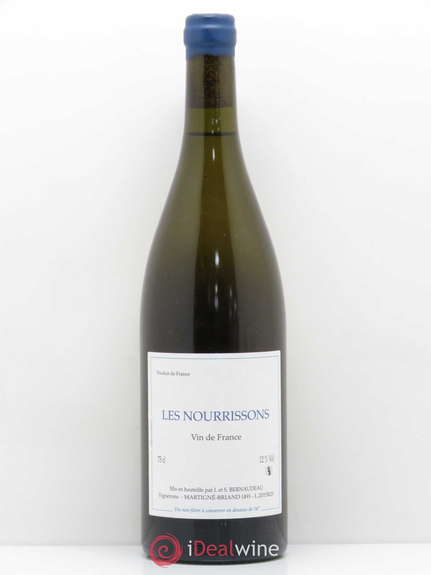 Vin de France Les Nourrissons Stéphane Bernaudeau 2015 - Lot de 1 bouteille - 0