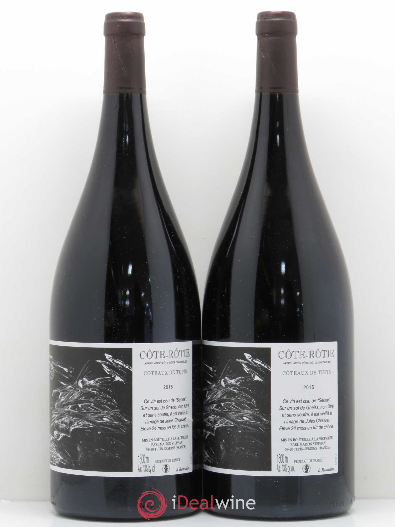 Côte-Rôtie Coteaux de Tupin Jean-Michel Stephan 2015 - Lot de 2 magnums - 0