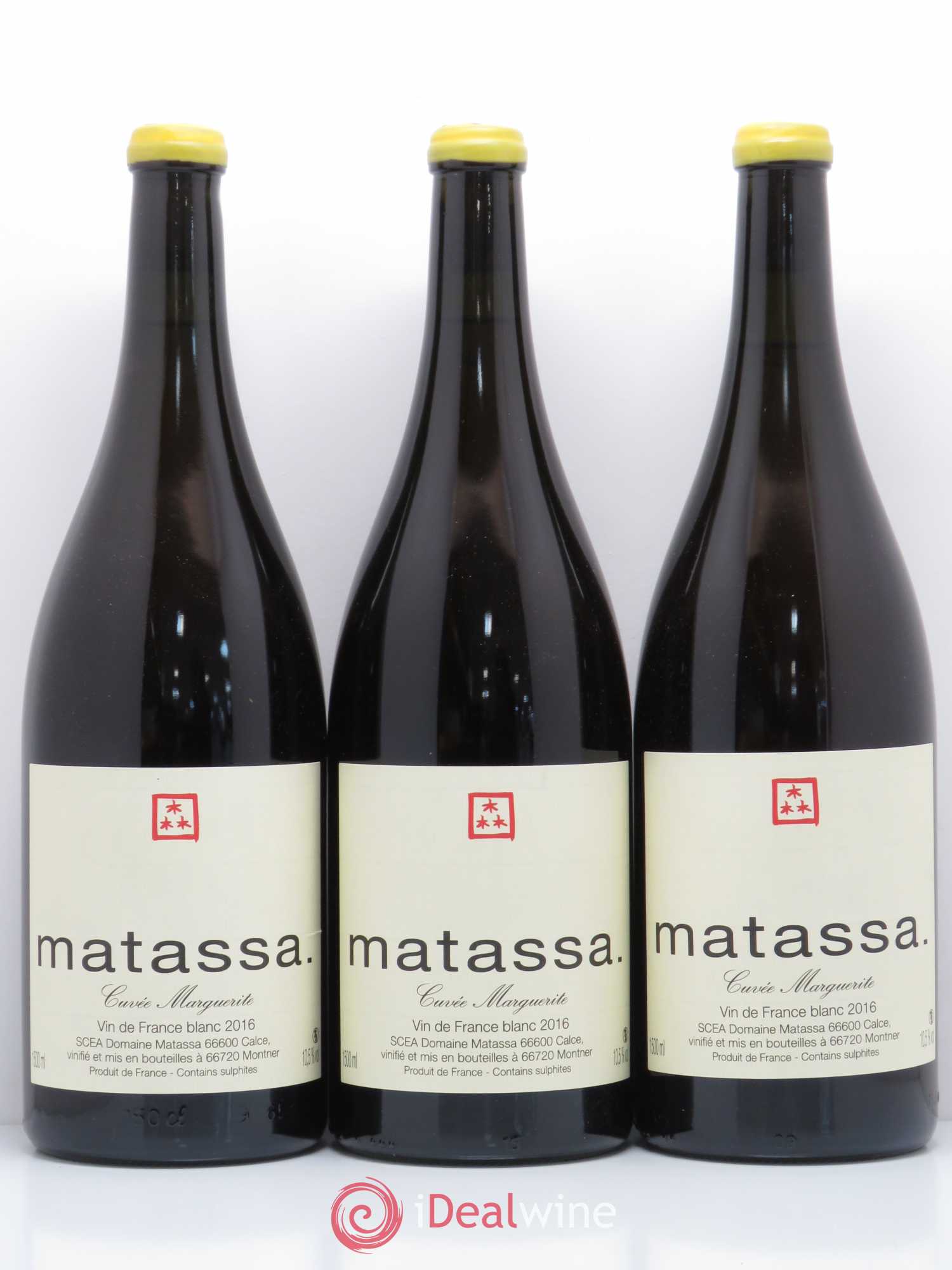 Vin de France Marguerite Matassa 2016 - Posten von 3 Magnum - 0