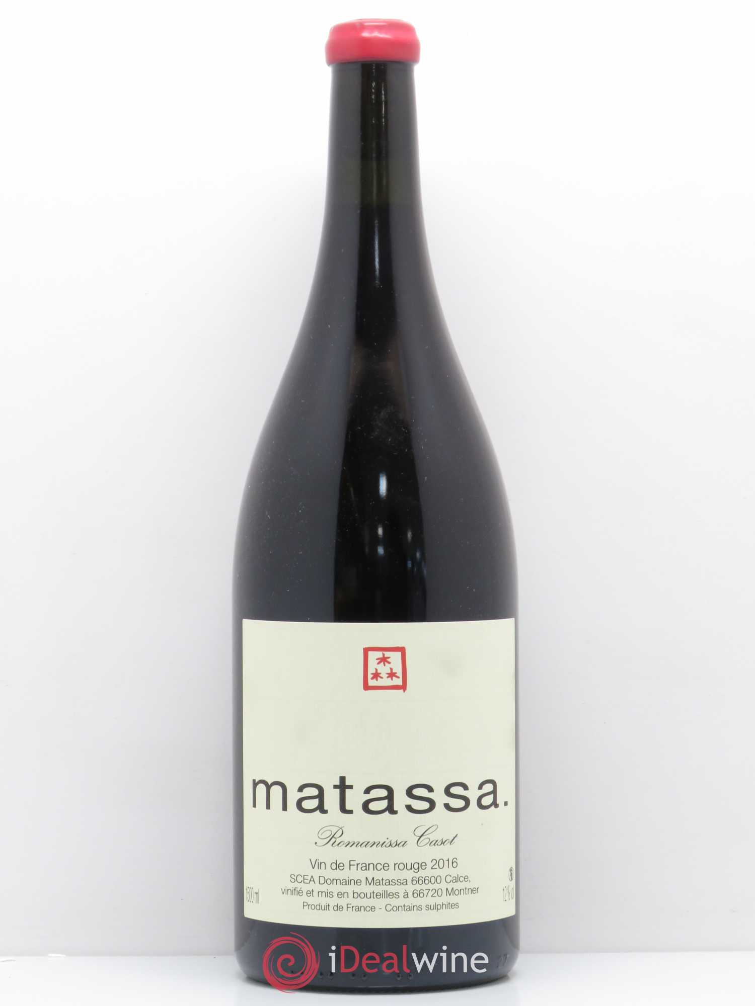 Côtes Catalanes Matassa Cuvée Romanissa Caset 2016 - Posten von 1 Magnum - 0