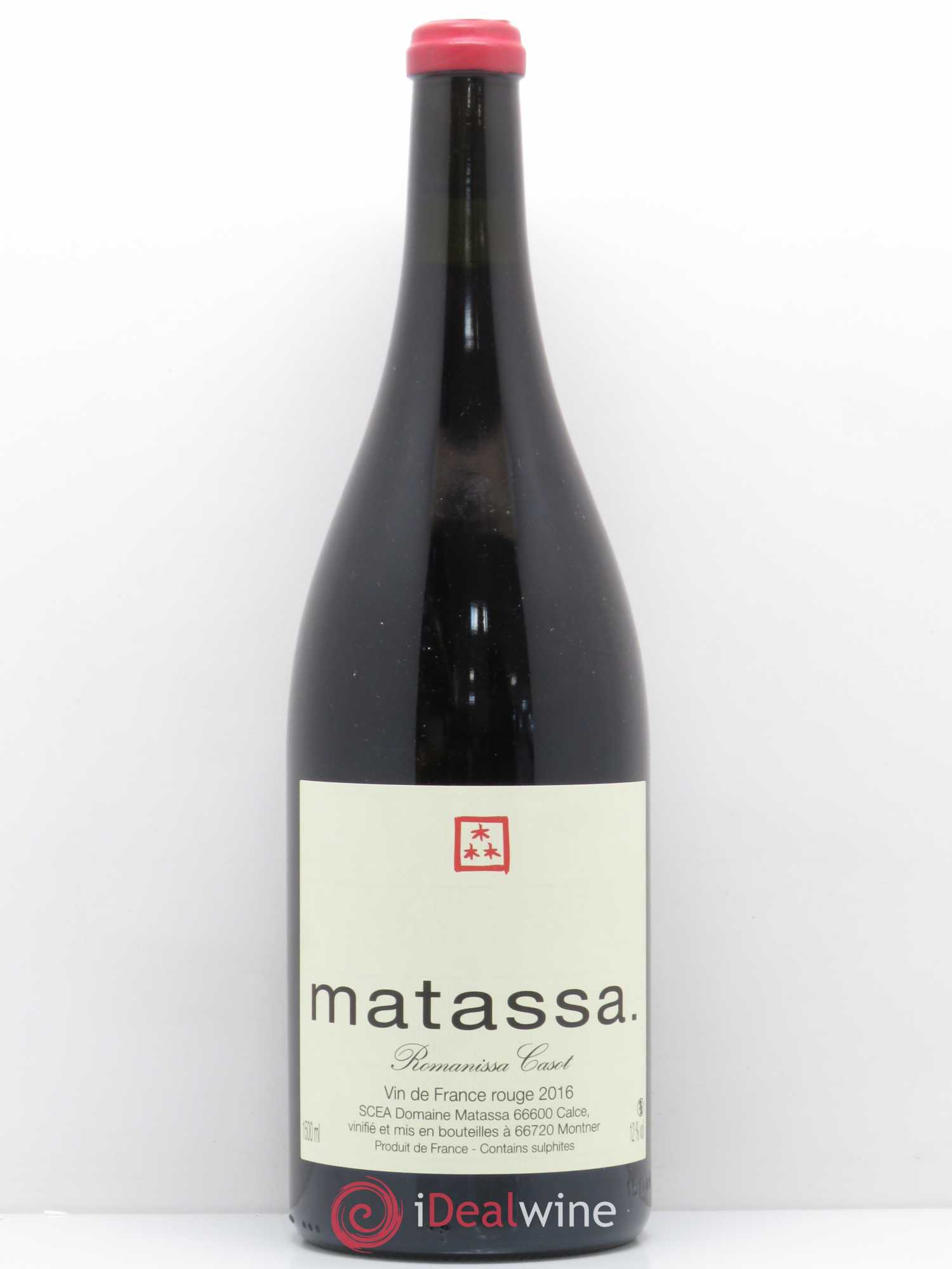 Côtes Catalanes Matassa Cuvée Romanissa Caset 2016 - Posten von 1 Magnum - 0