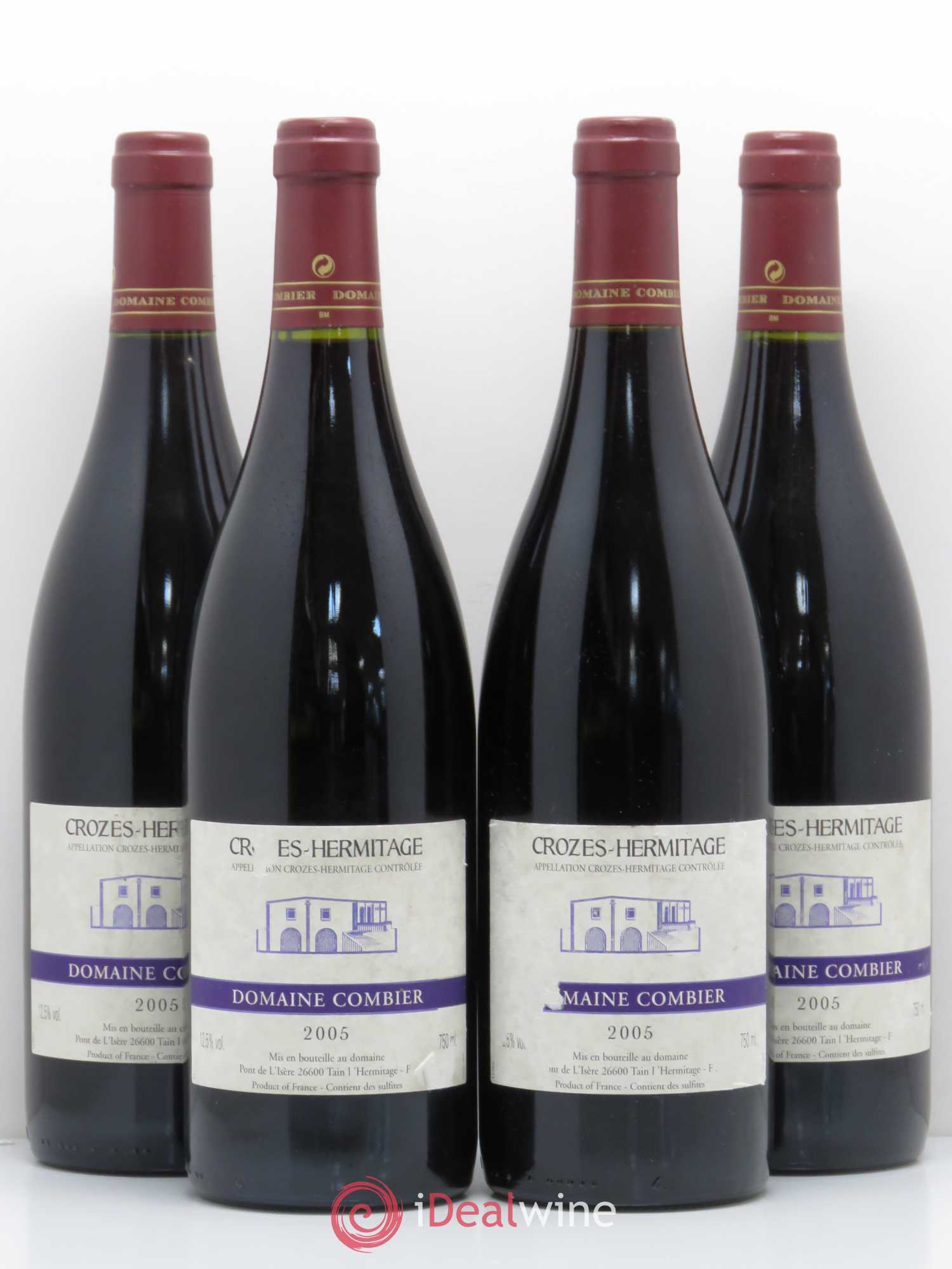 Crozes-Hermitage Combier 2005 - Lot de 4 bouteilles - 0