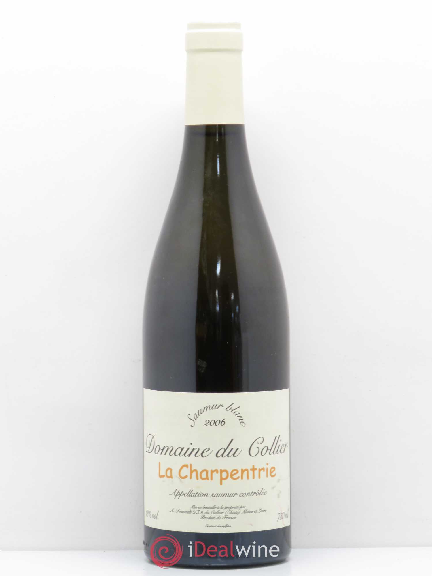 Saumur La Charpentrie Domaine du Collier 2006 - Lot de 1 bouteille - 0