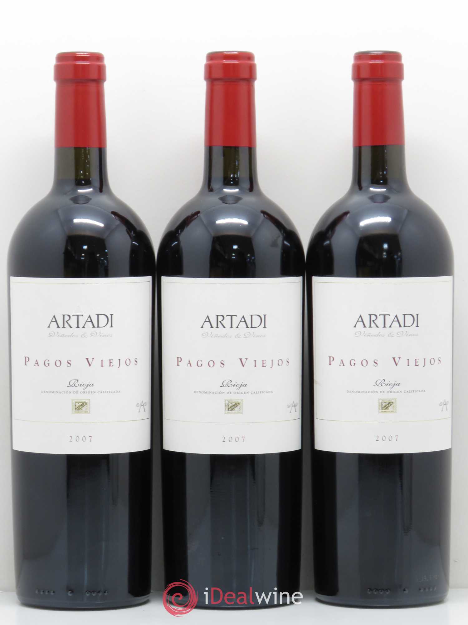 Rioja Artadi DOCA Pagos Viejos 2007 - Posten von 3 Flaschen - 0