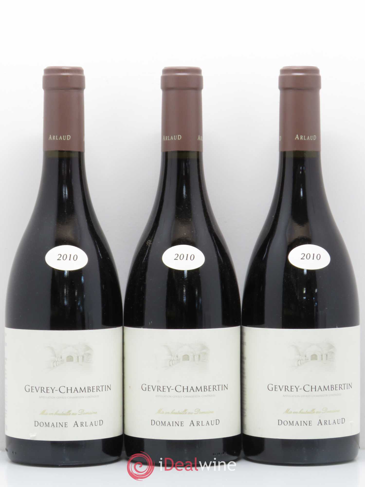 Gevrey-Chambertin Arlaud 2010 - Lot de 6 bouteilles - 1
