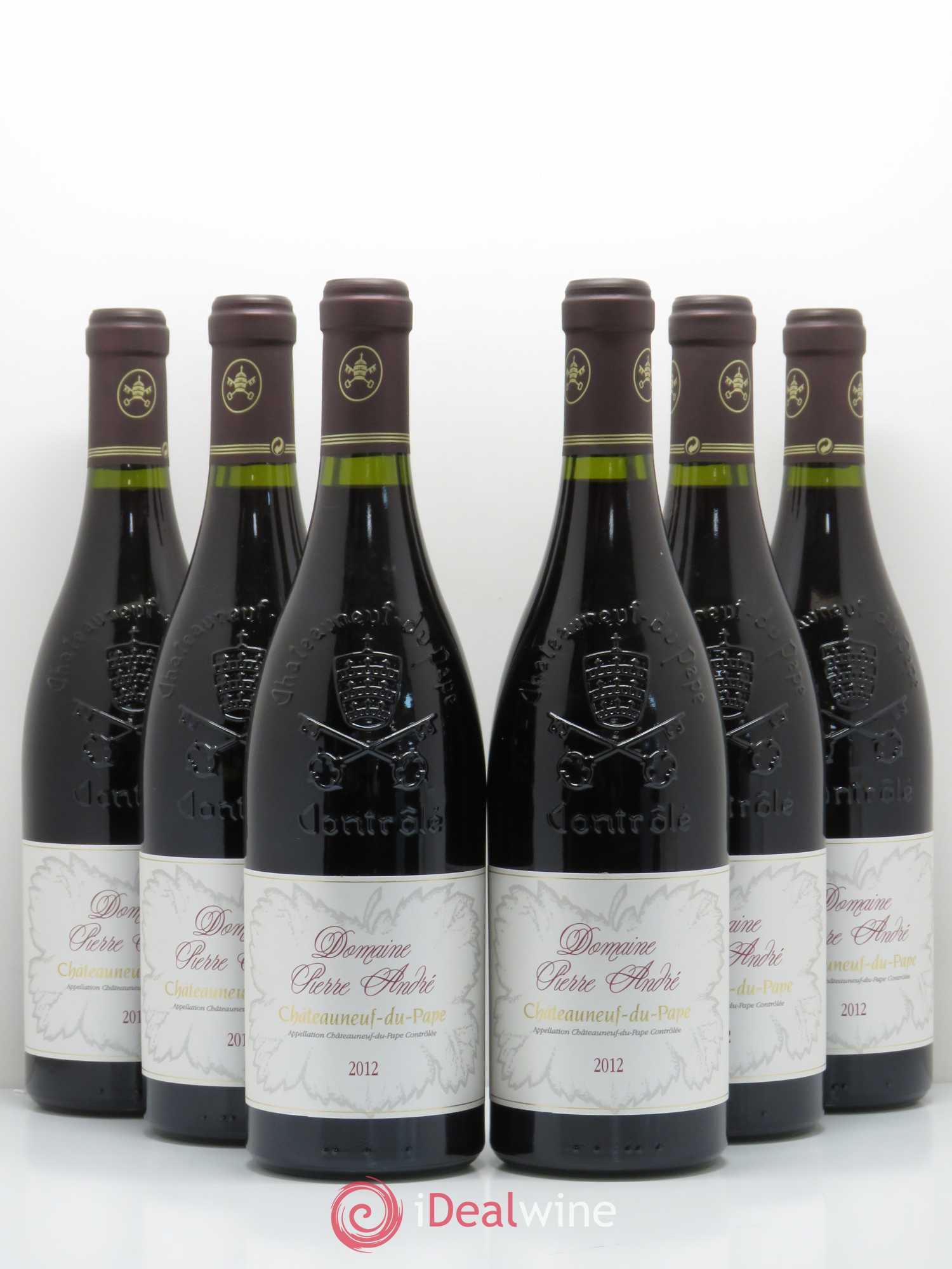 Châteauneuf-du-Pape Pierre André (Domaine) 2012 - Lot de 6 bouteilles - 0