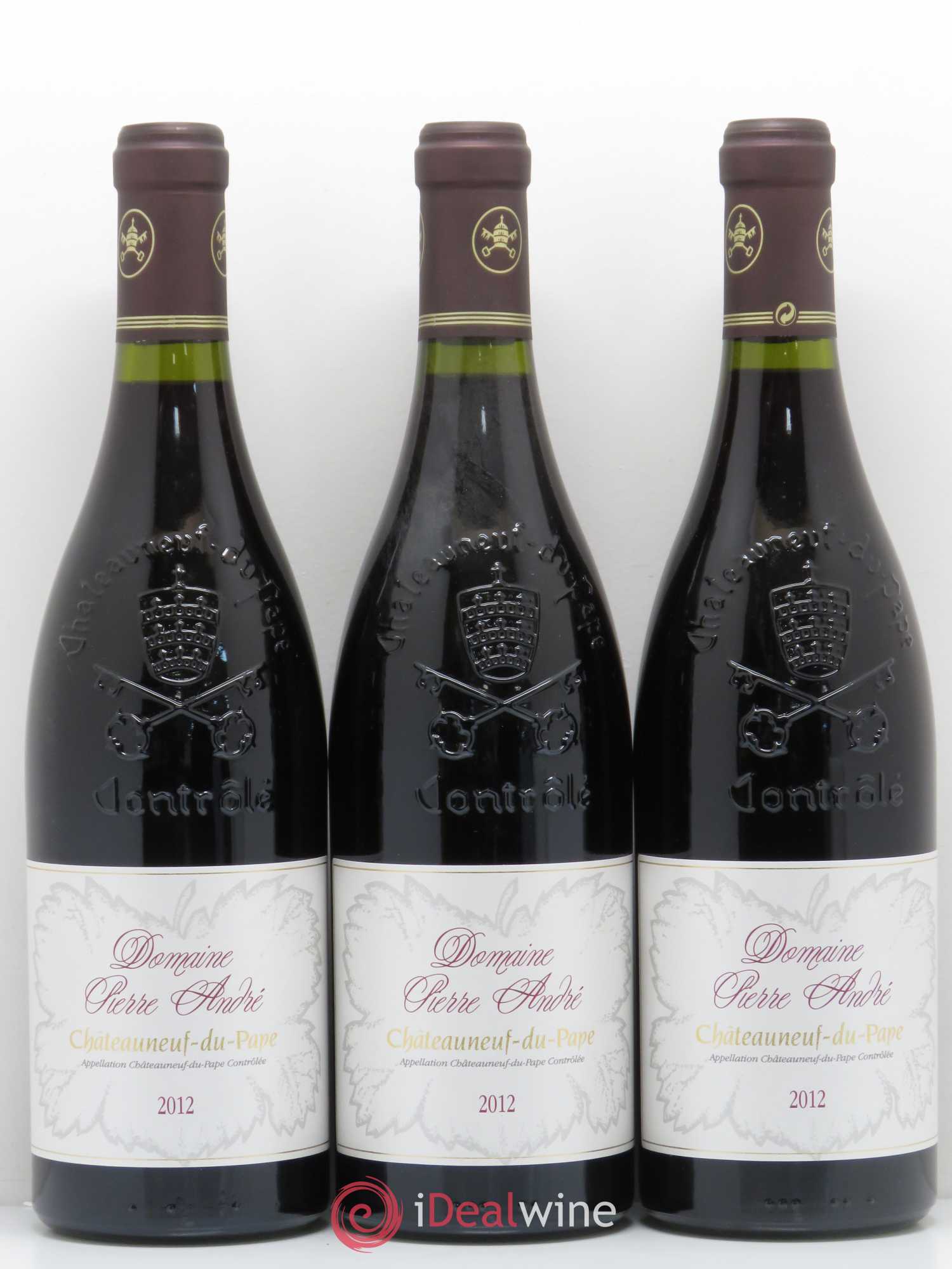 Châteauneuf-du-Pape Pierre André (Domaine) 2012 - Lot de 6 bouteilles - 2