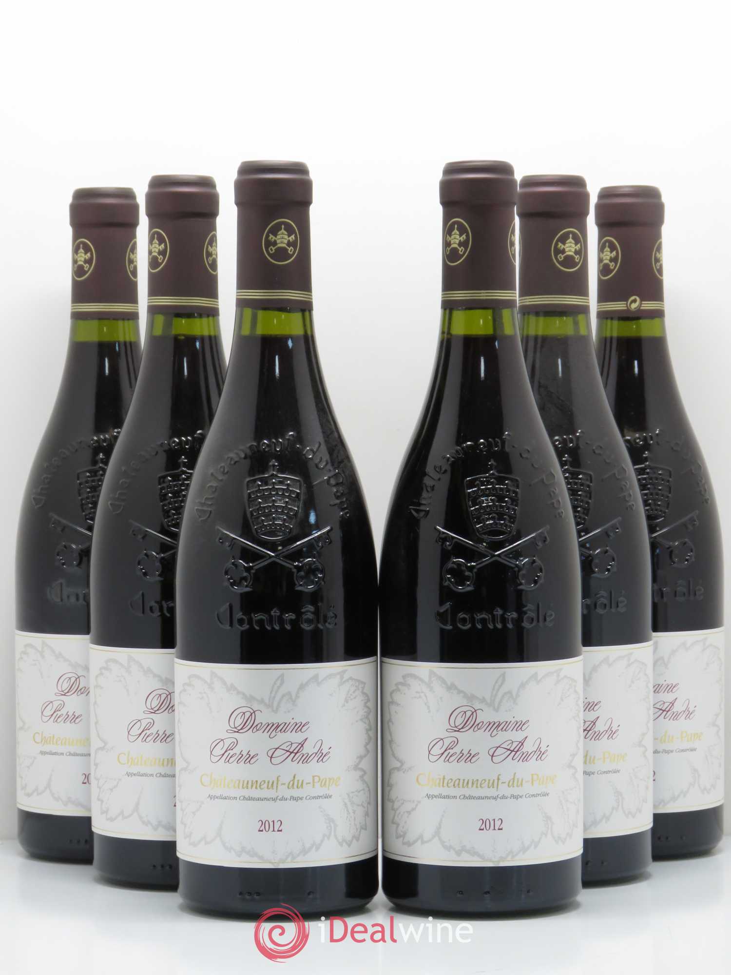 Châteauneuf-du-Pape Pierre André (Domaine) 2012 - Lot de 6 bouteilles - 0