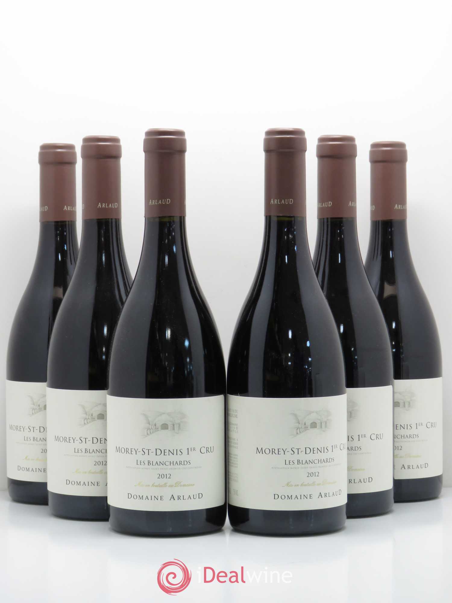 Morey-Saint-Denis 1er Cru Les Blanchards Arlaud 2012 - Lot de 6 bouteilles - 0