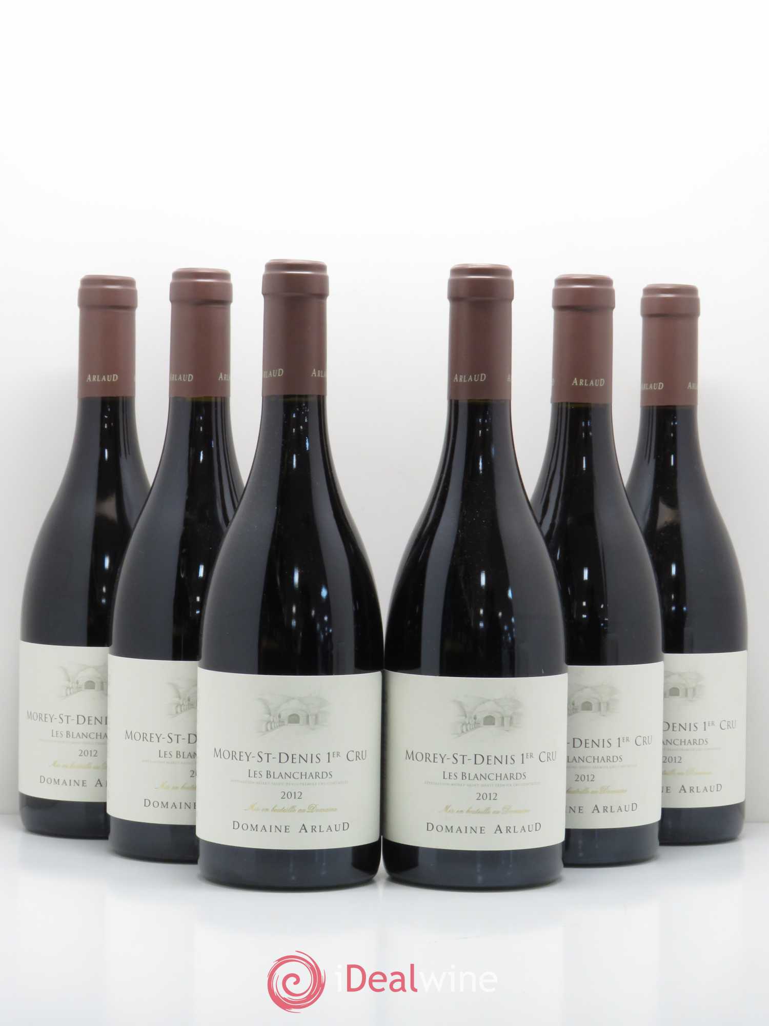 Morey-Saint-Denis 1er Cru Les Blanchards Arlaud 2012 - Lot de 6 bouteilles - 0