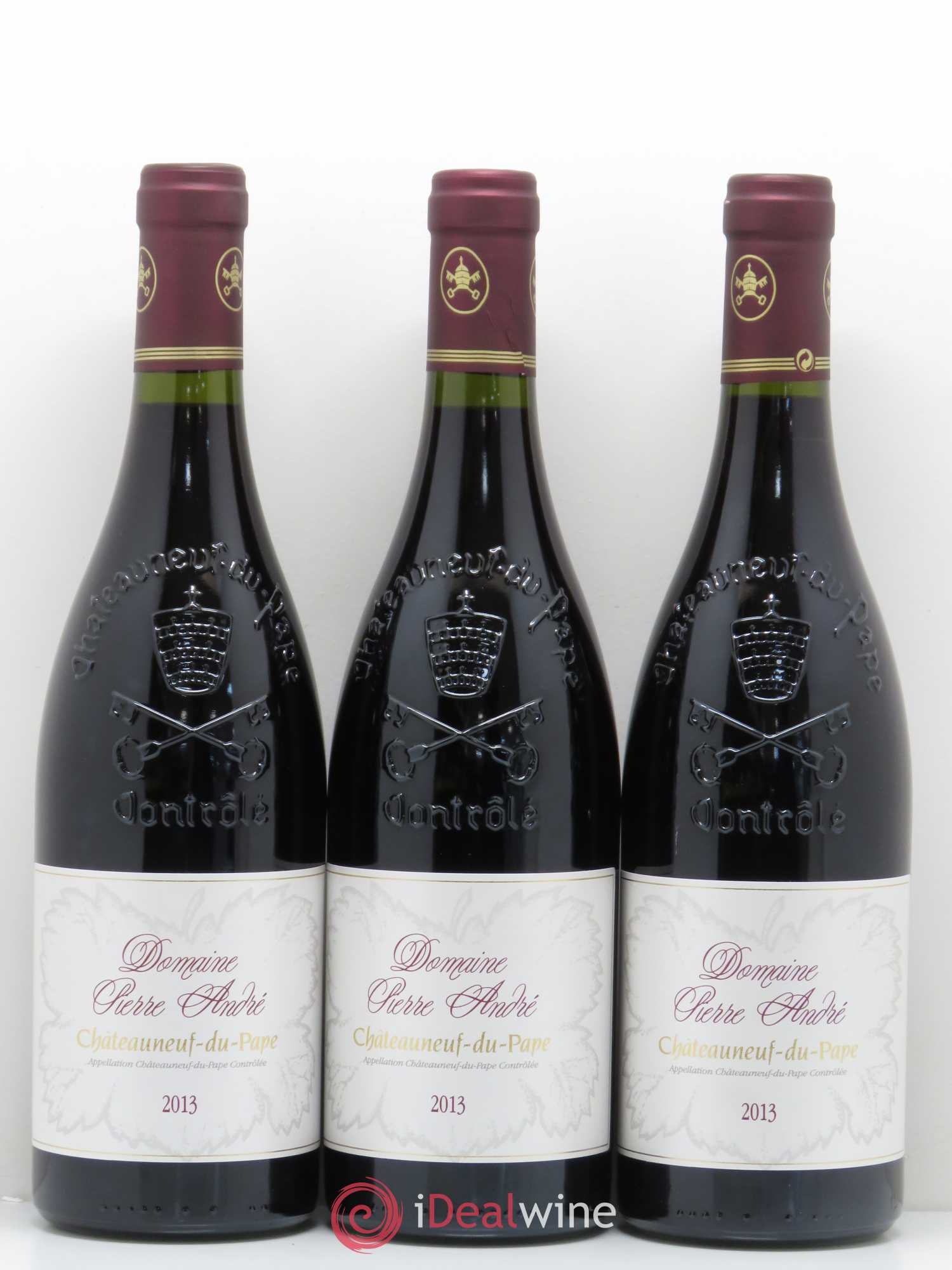 Châteauneuf-du-Pape Pierre André (Domaine) 2013 - Lot de 6 bouteilles - 1
