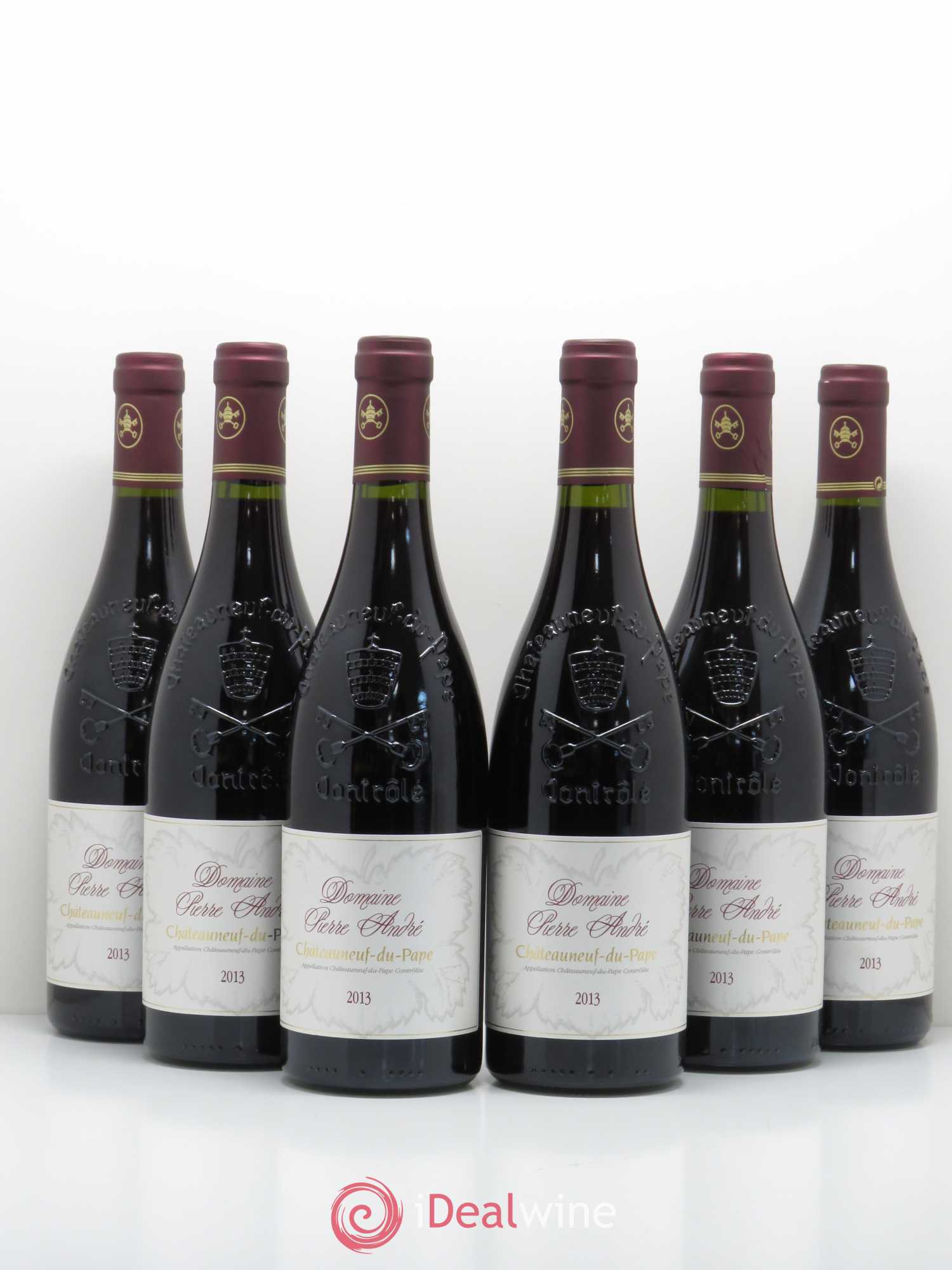 Châteauneuf-du-Pape Pierre André (Domaine) 2013 - Lot de 6 bouteilles - 0
