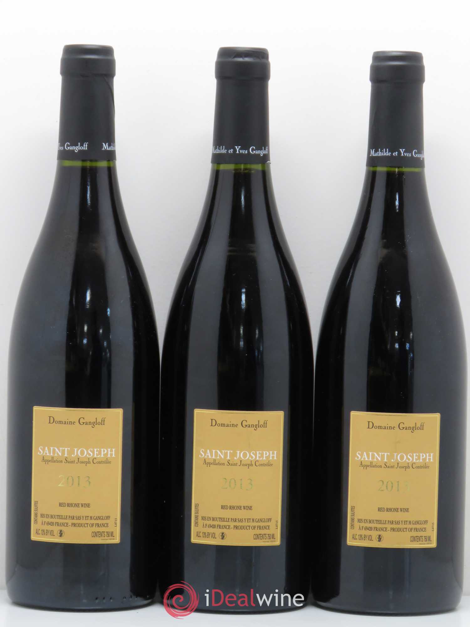 Saint-Joseph Gangloff (Domaine) 2013 - Lot de 3 bouteilles - 1