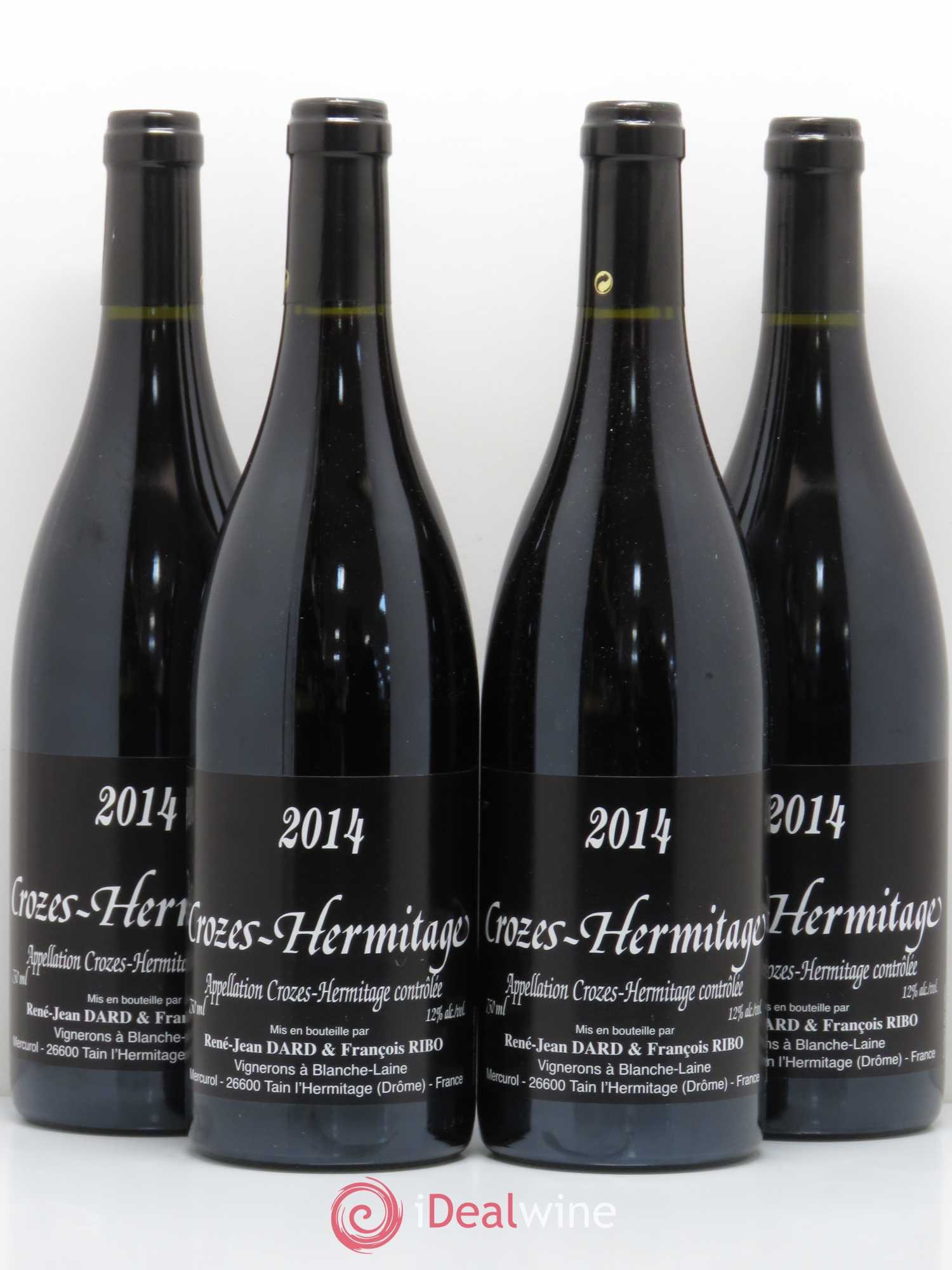 Crozes-Hermitage Dard et Ribo 2014 - Lot de 4 bouteilles - 0