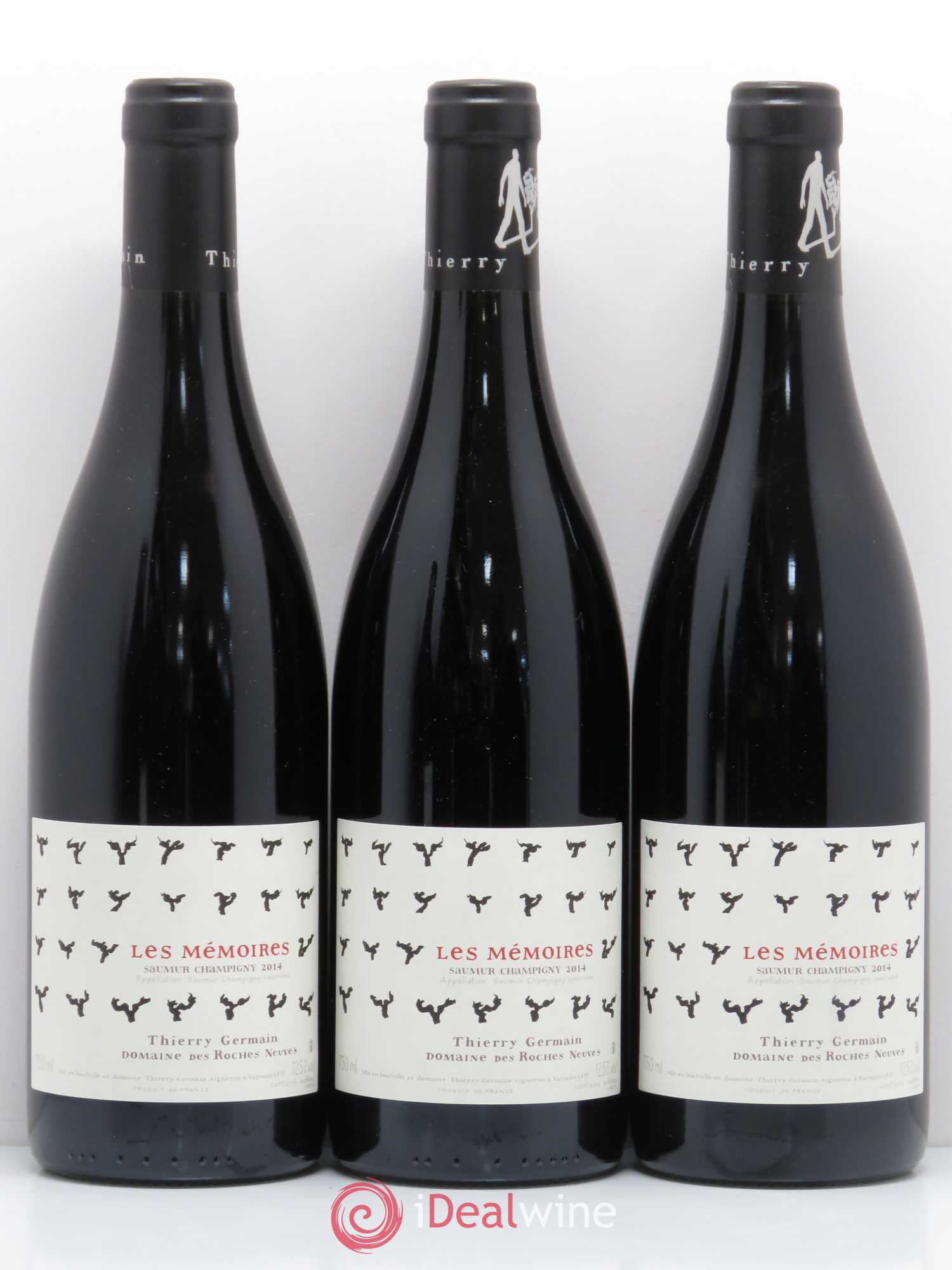 Saumur-Champigny Les Mémoires Domaine des Roches Neuves - Thierry Germain 2014 - Lot de 6 bouteilles - 2