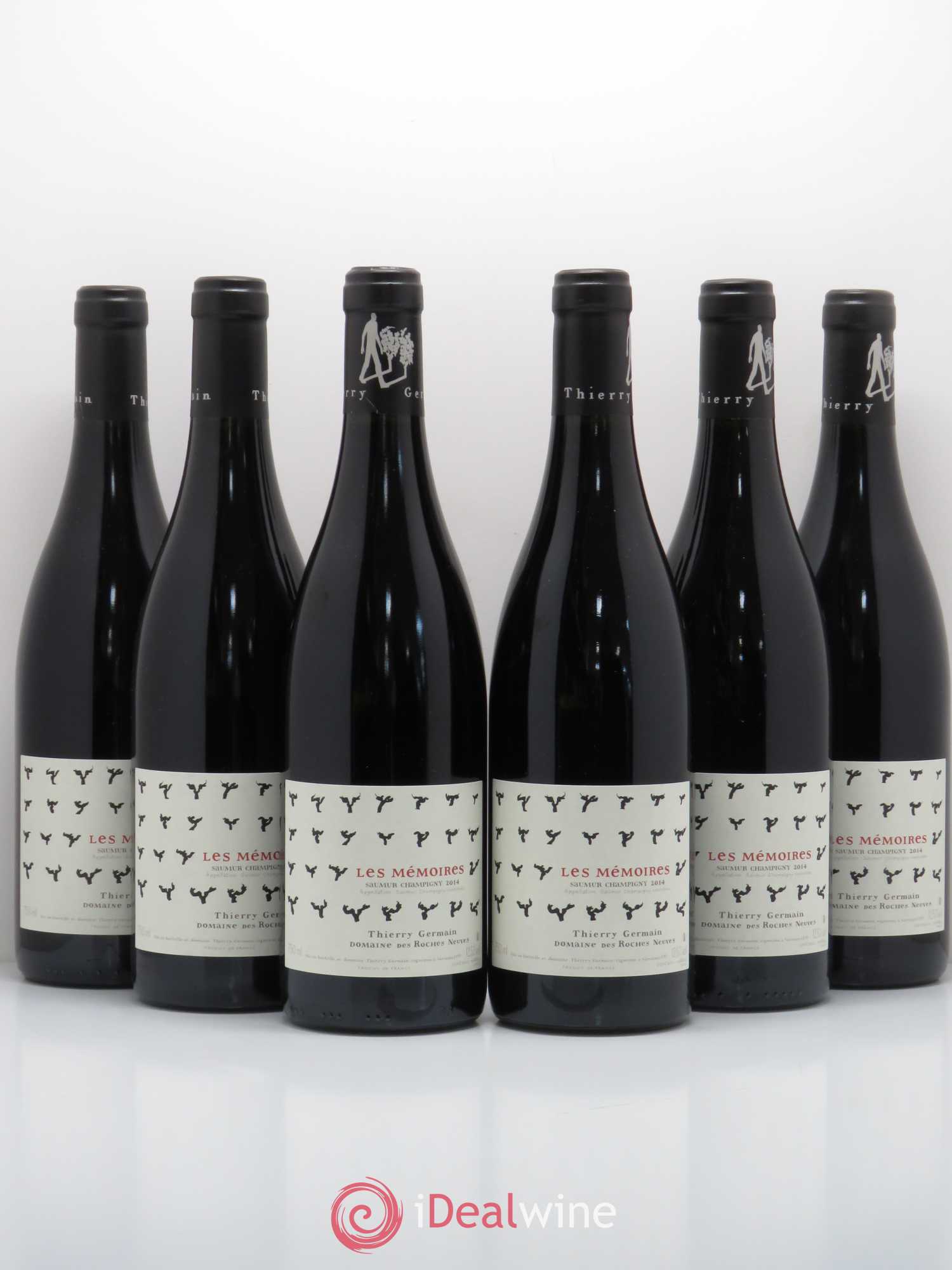 Saumur-Champigny Les Mémoires Domaine des Roches Neuves - Thierry Germain 2014 - Lot de 6 bouteilles - 0