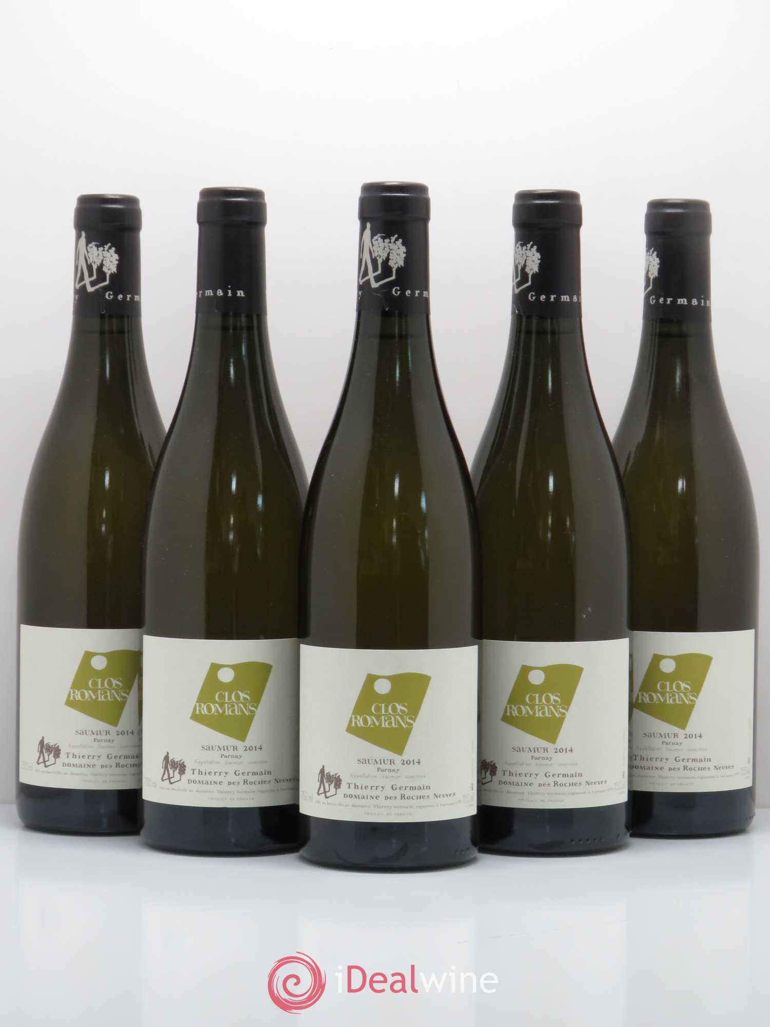 Saumur Clos Romans Domaine des Roches Neuves - Thierry Germain 2014 - Lot de 5 bouteilles - 0