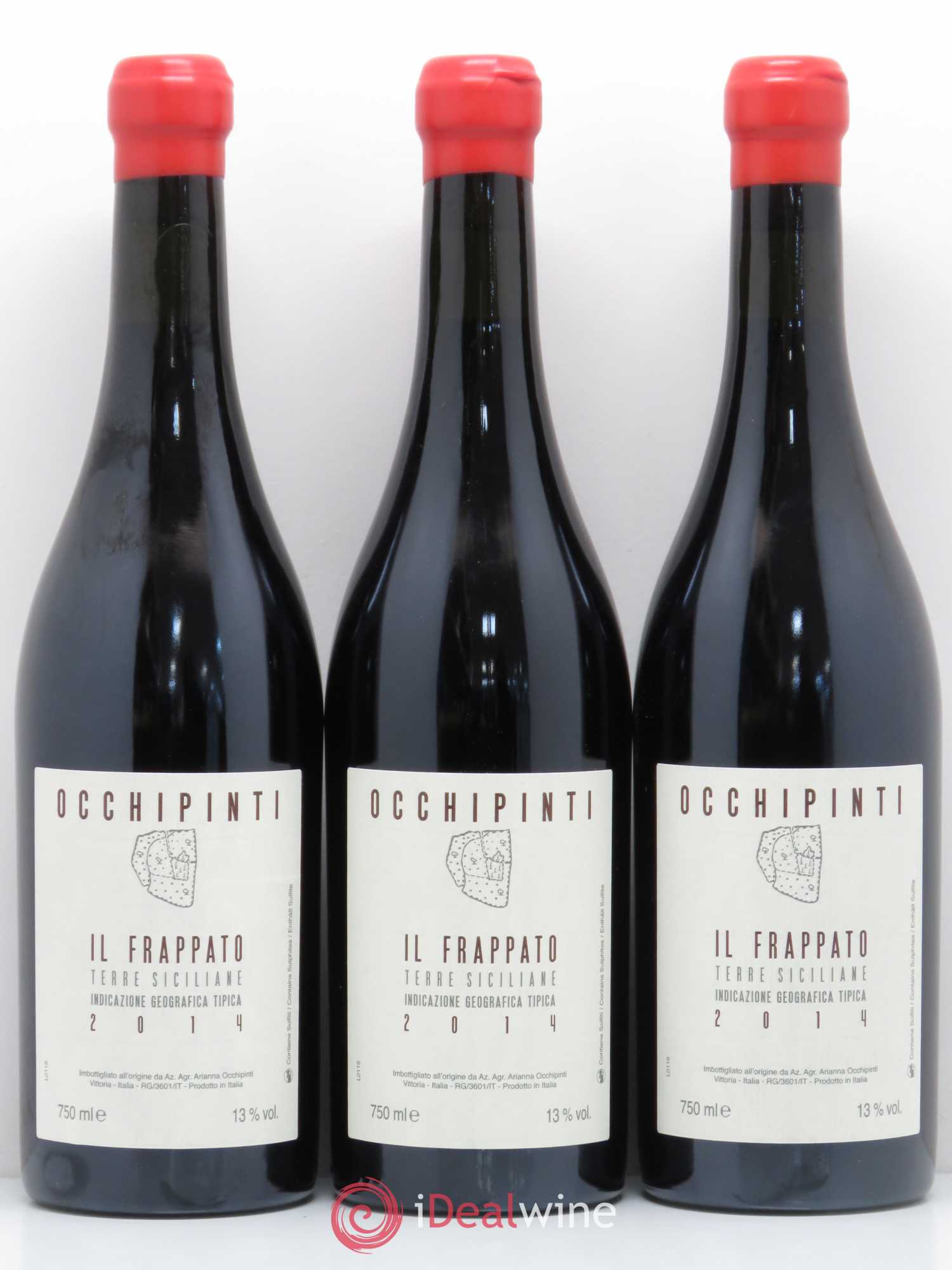 IGT Sicile Il Frappato Occhipinti 2014 - Posten von 3 Flaschen - 0