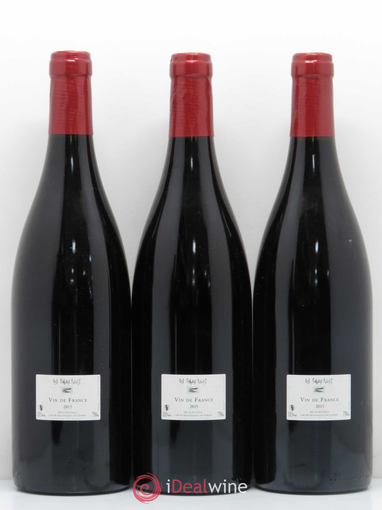 Côtes du Roussillon Frida Les Foulards Rouges 2015 - Posten von 5 Flaschen - 2