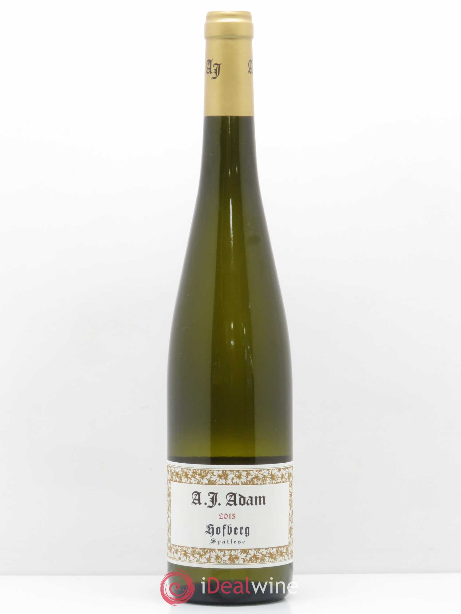 Riesling Dhroner Hofberg Spatlese AJ Adam 2015 - Posten von 1 Flasche - 0