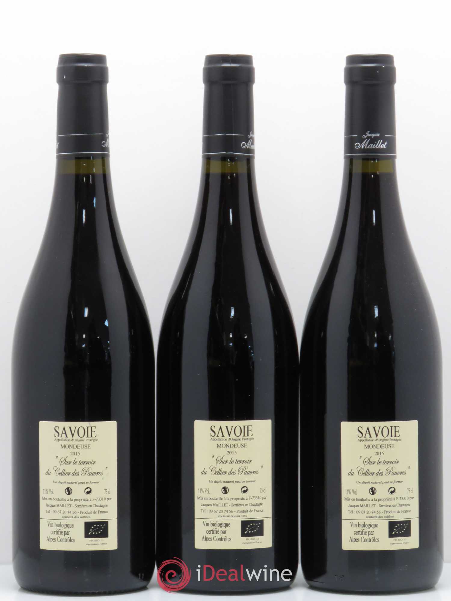Vin de Savoie Mondeuse Chautagne Jacques Maillet 2015 - Posten von 6 Flaschen - 4