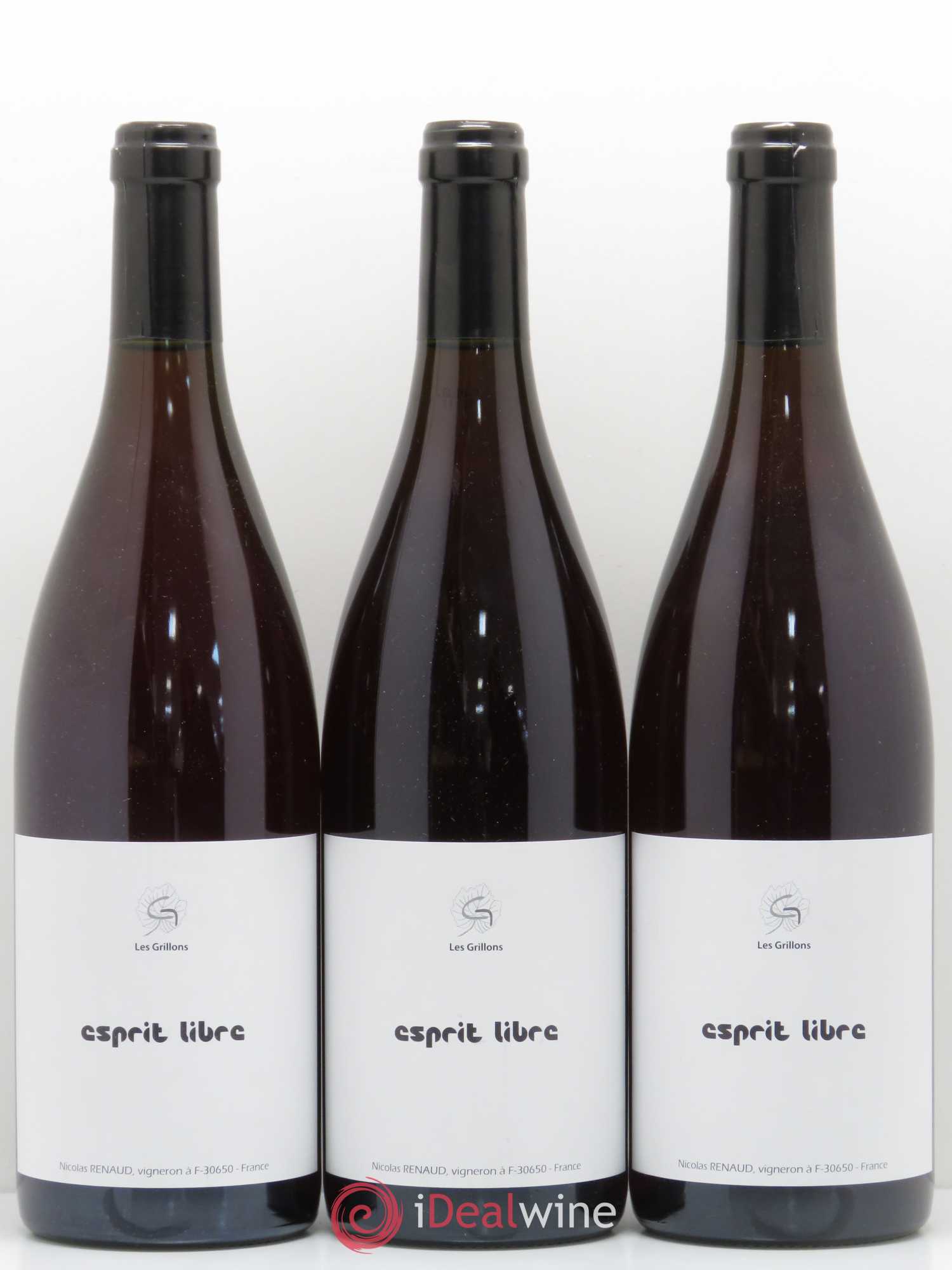 Côtes-du-Rhône Esprit Libre Le Clos des Grillons 2016 - Posten von 3 Flaschen - 0