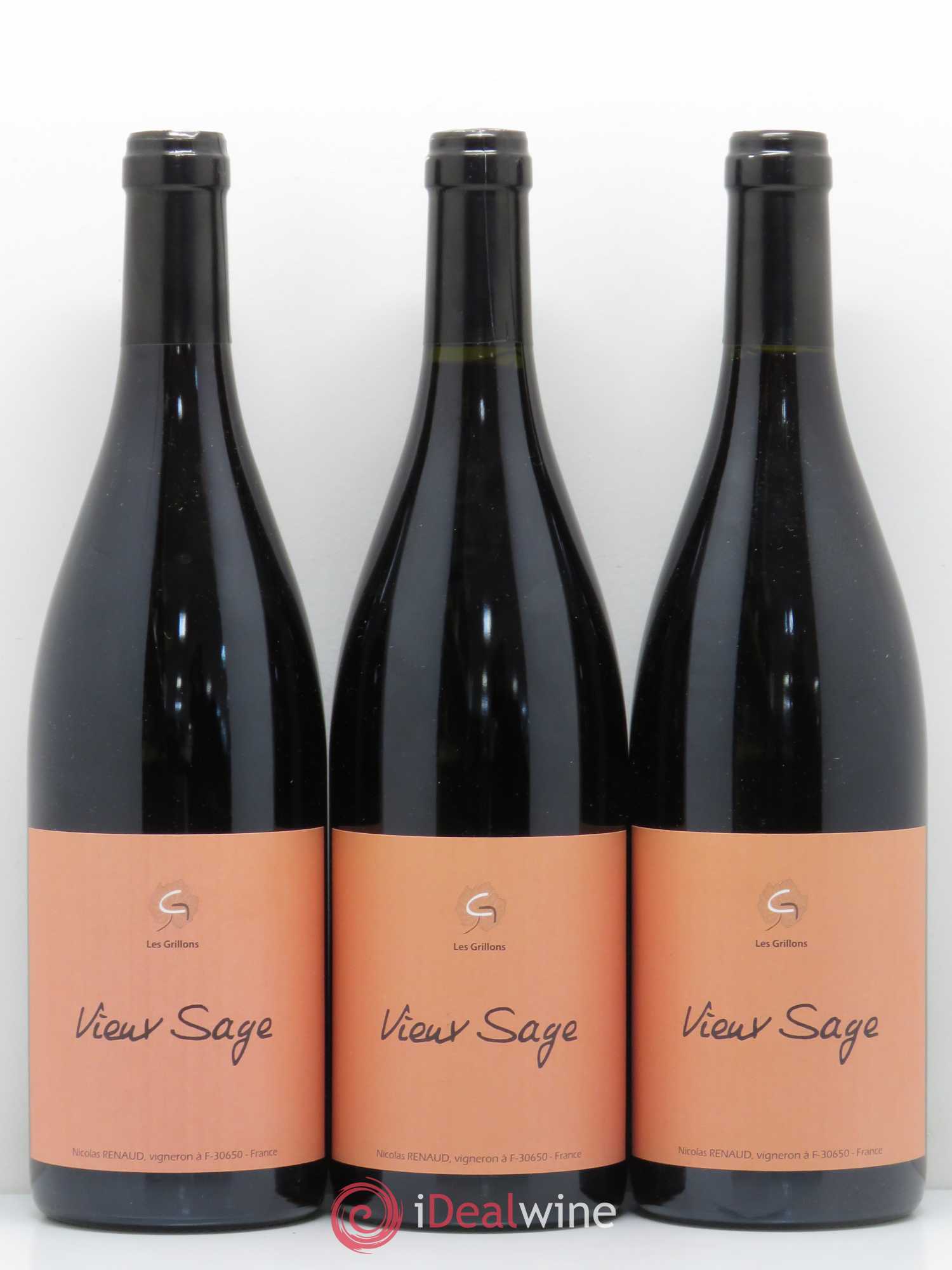 Côtes-du-Rhône Vieux Sage Clos des Grillons 2016 - Posten von 6 Flaschen - 3