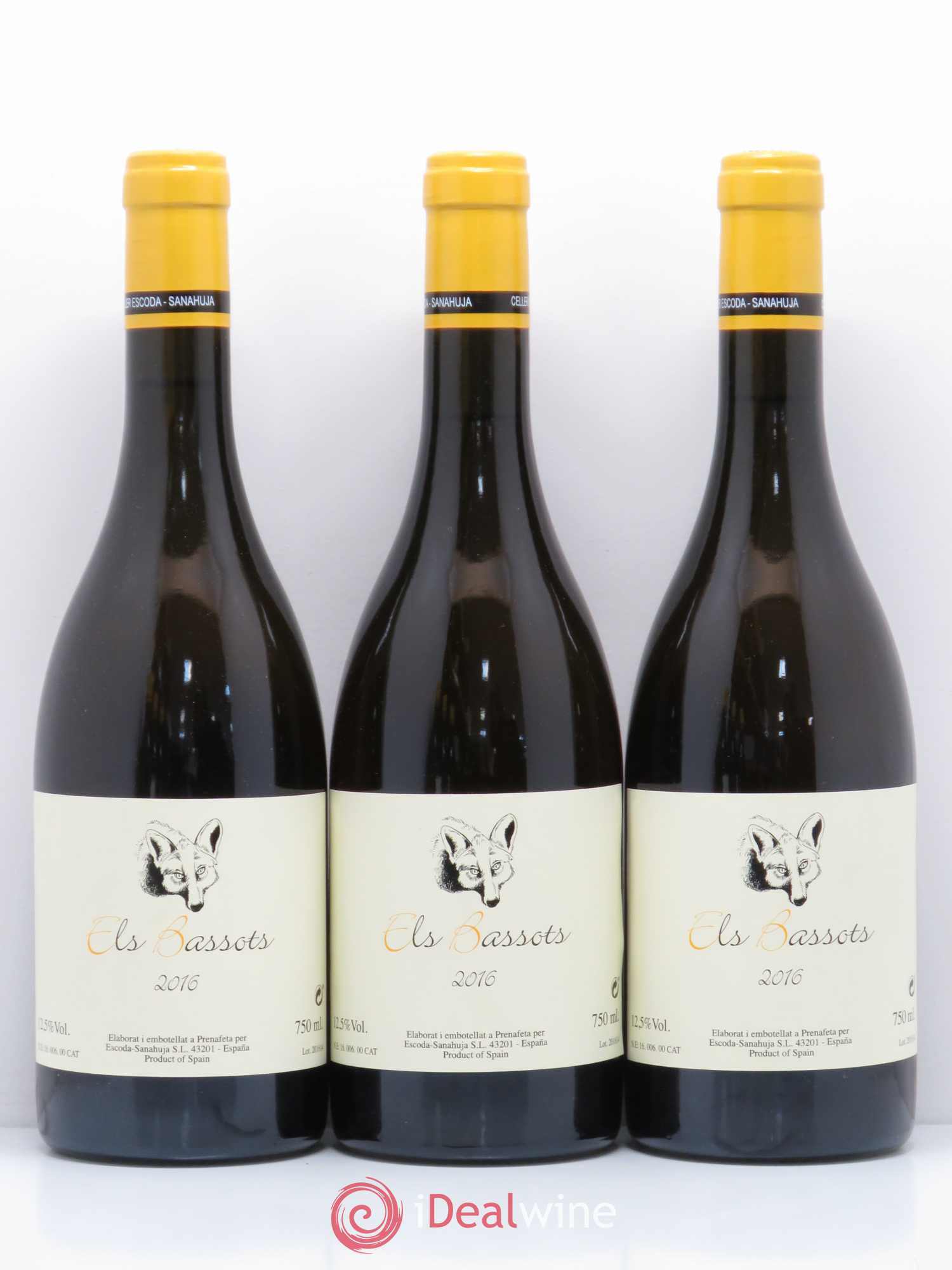 Espagne Els Bassots Escoda-Sanahuja 2016 - Posten von 6 Flaschen - 1