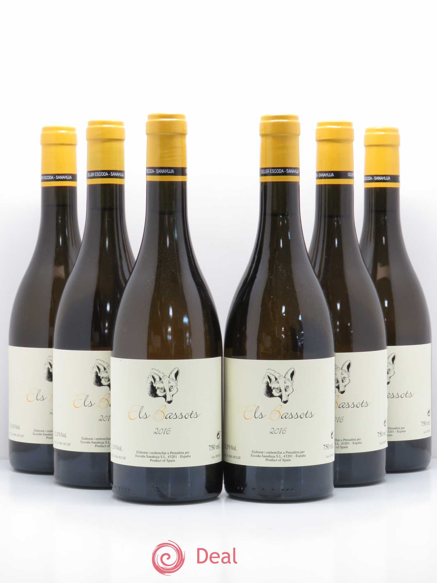 Espagne Els Bassots Escoda-Sanahuja 2016 - Posten von 6 Flaschen - 0