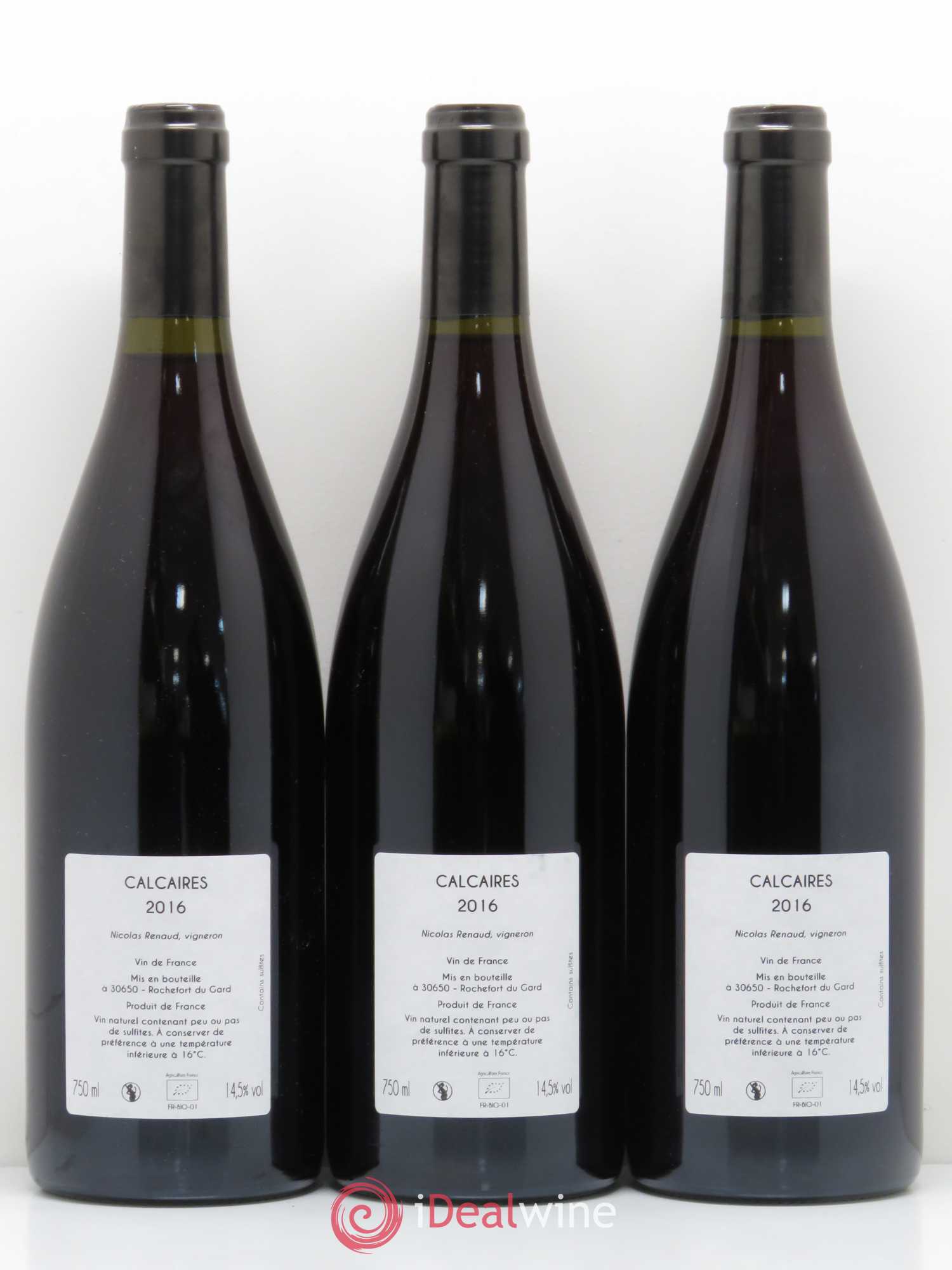 Vin de France Calcaire Clos des Grillons 2016 - Posten von 3 Flaschen - 1