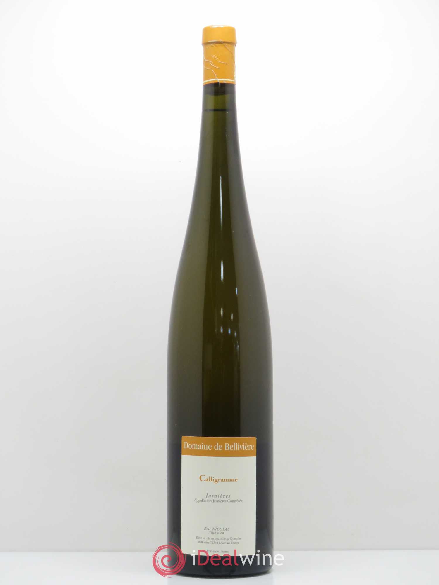 Jasnières Calligramme Domaine de Bellivière 2009 - Lot de 1 magnum - 0