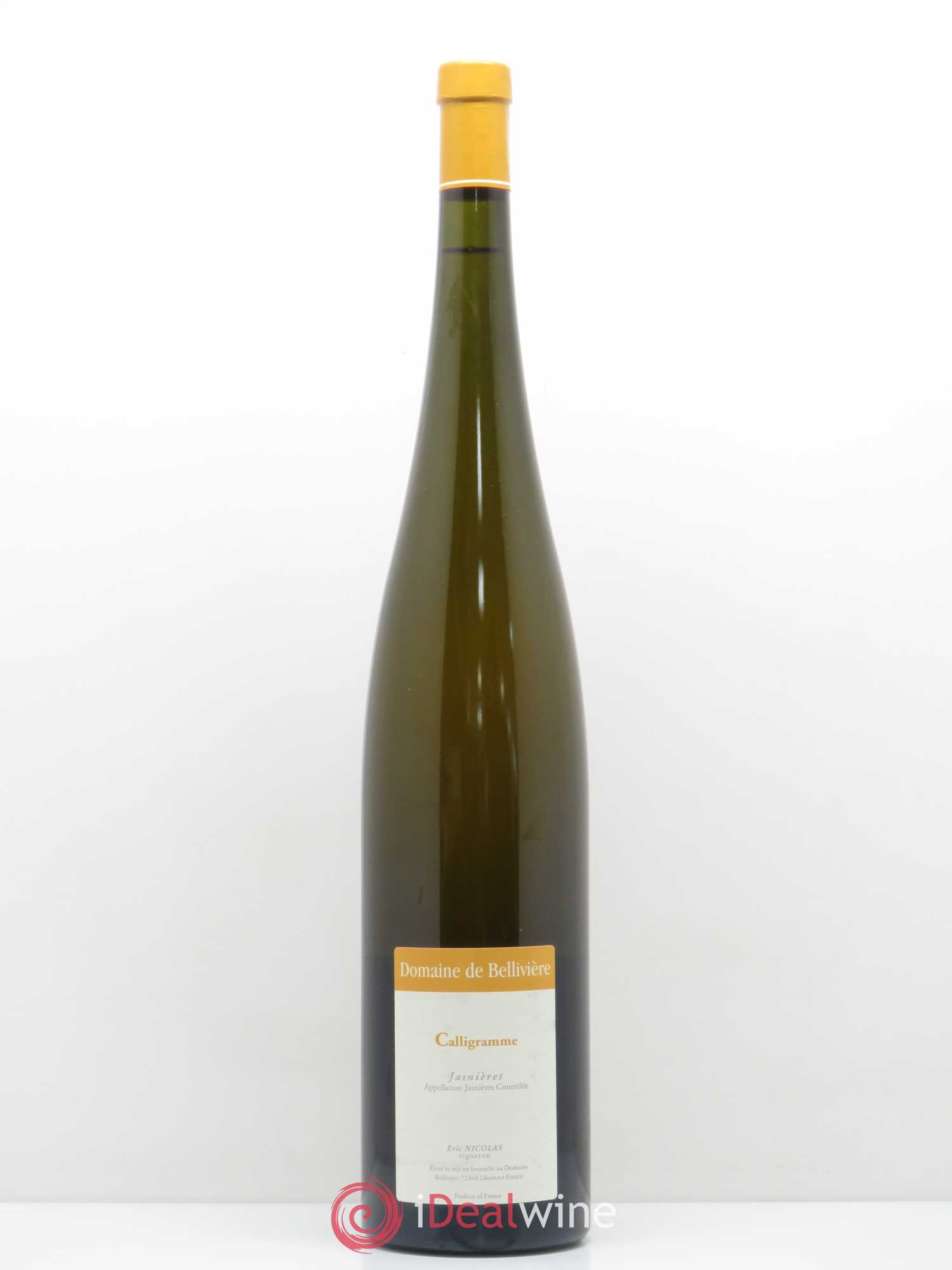 Jasnières Calligramme Domaine de Bellivière 2011 - Lot de 1 magnum - 0